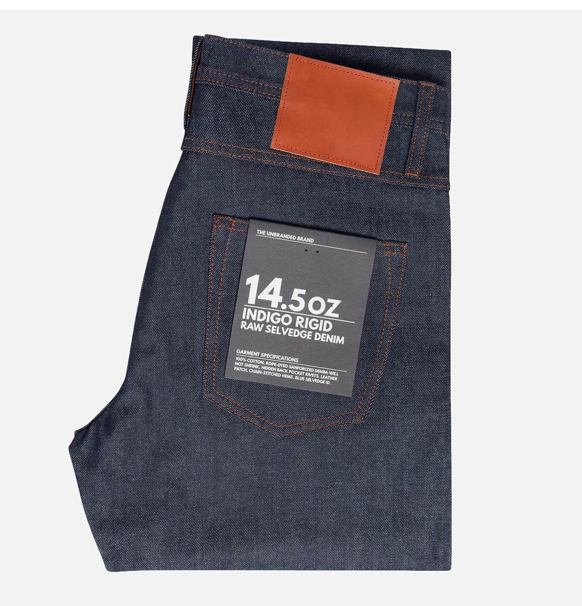 UNBRANDED BRAND 301 Straight 14,5Oz Indigo^ Jeans