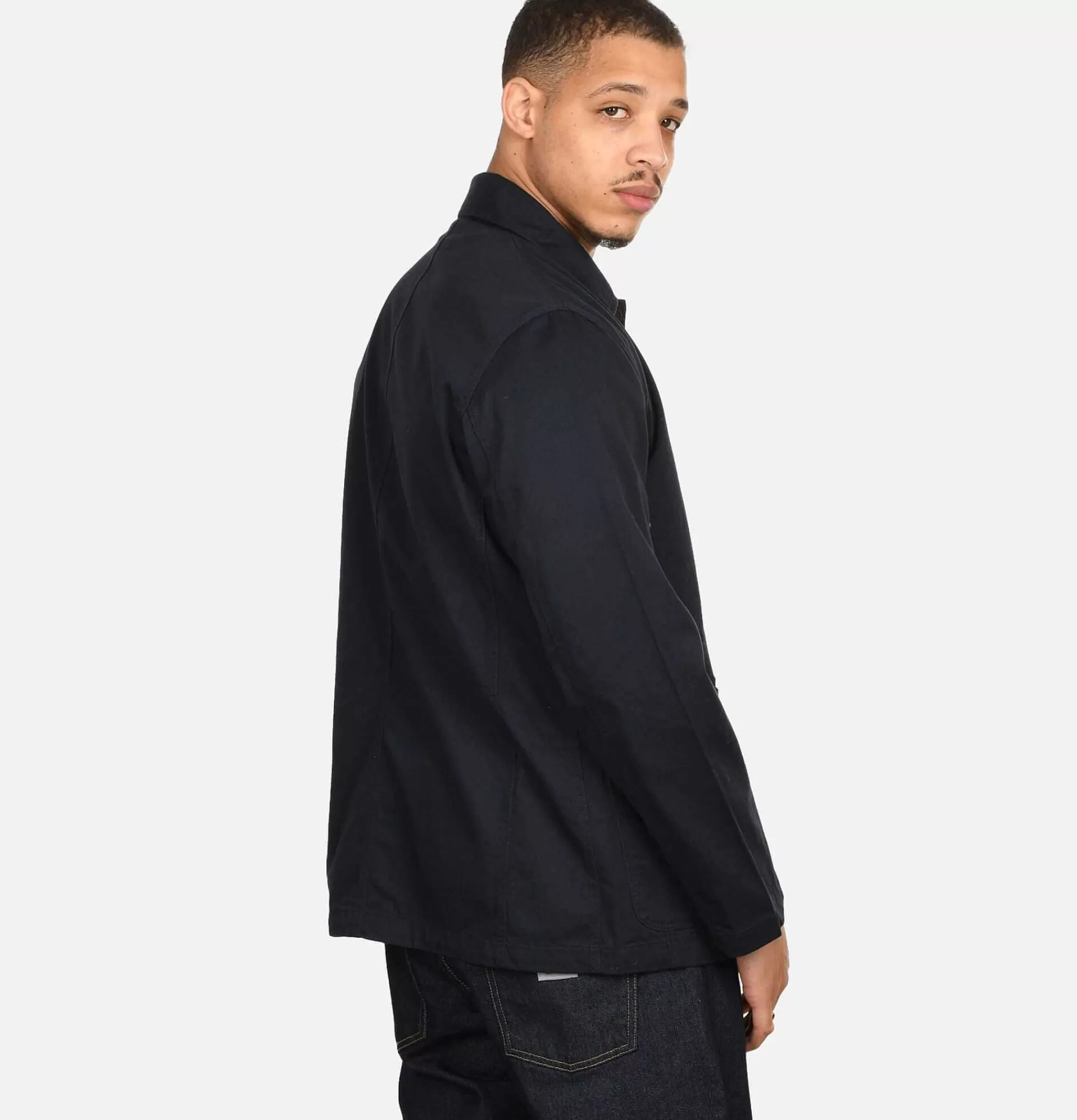 UNIVERSAL WORKS Bakers Jacket Twill Navy^ Blousons & Manteaux