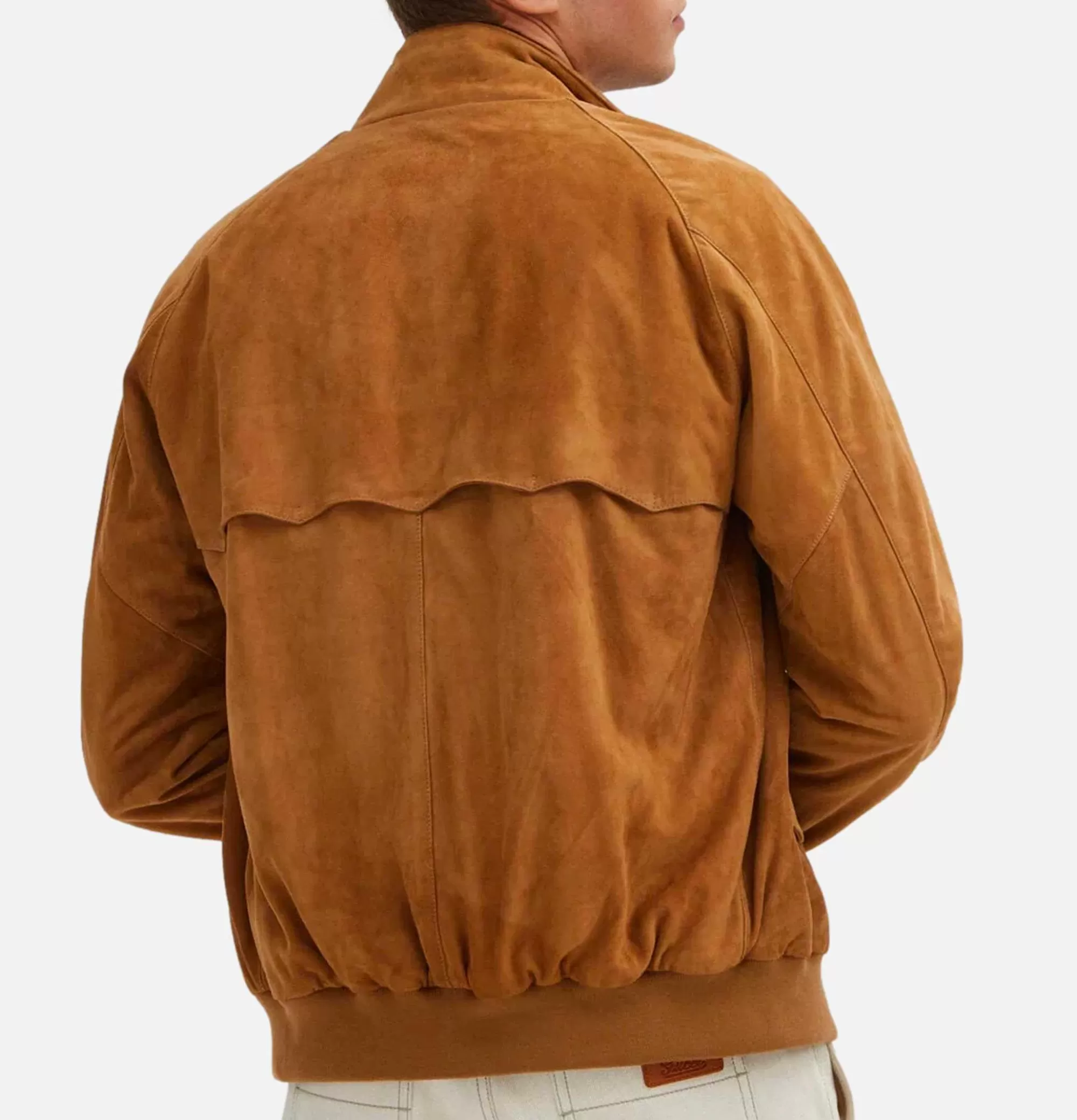 BARACUTA Blouson G9 Suede Tobacco^ Blousons & Manteaux