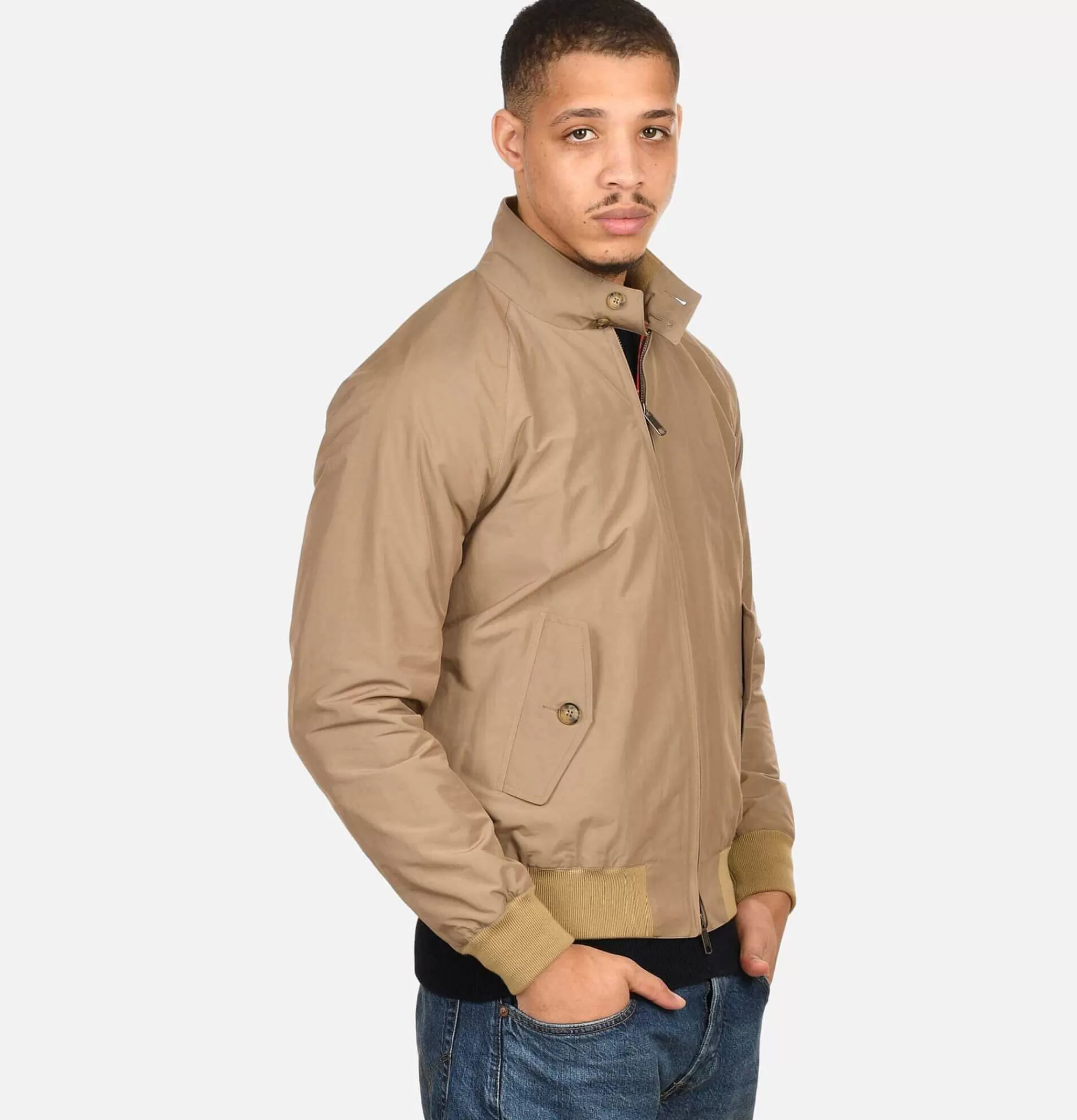 BARACUTA Blouson Harrington G9 Tan^ Blousons & Manteaux