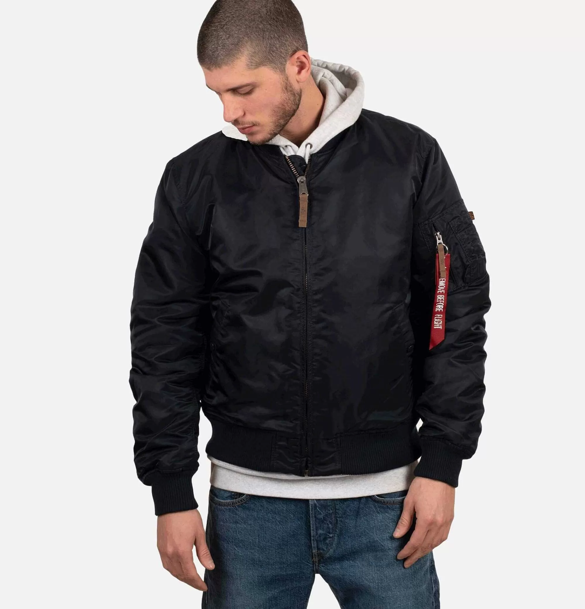 ALPHA INDUSTRIES Bomber Ma-1 Flight Jacket Bleu^ Blousons & Manteaux