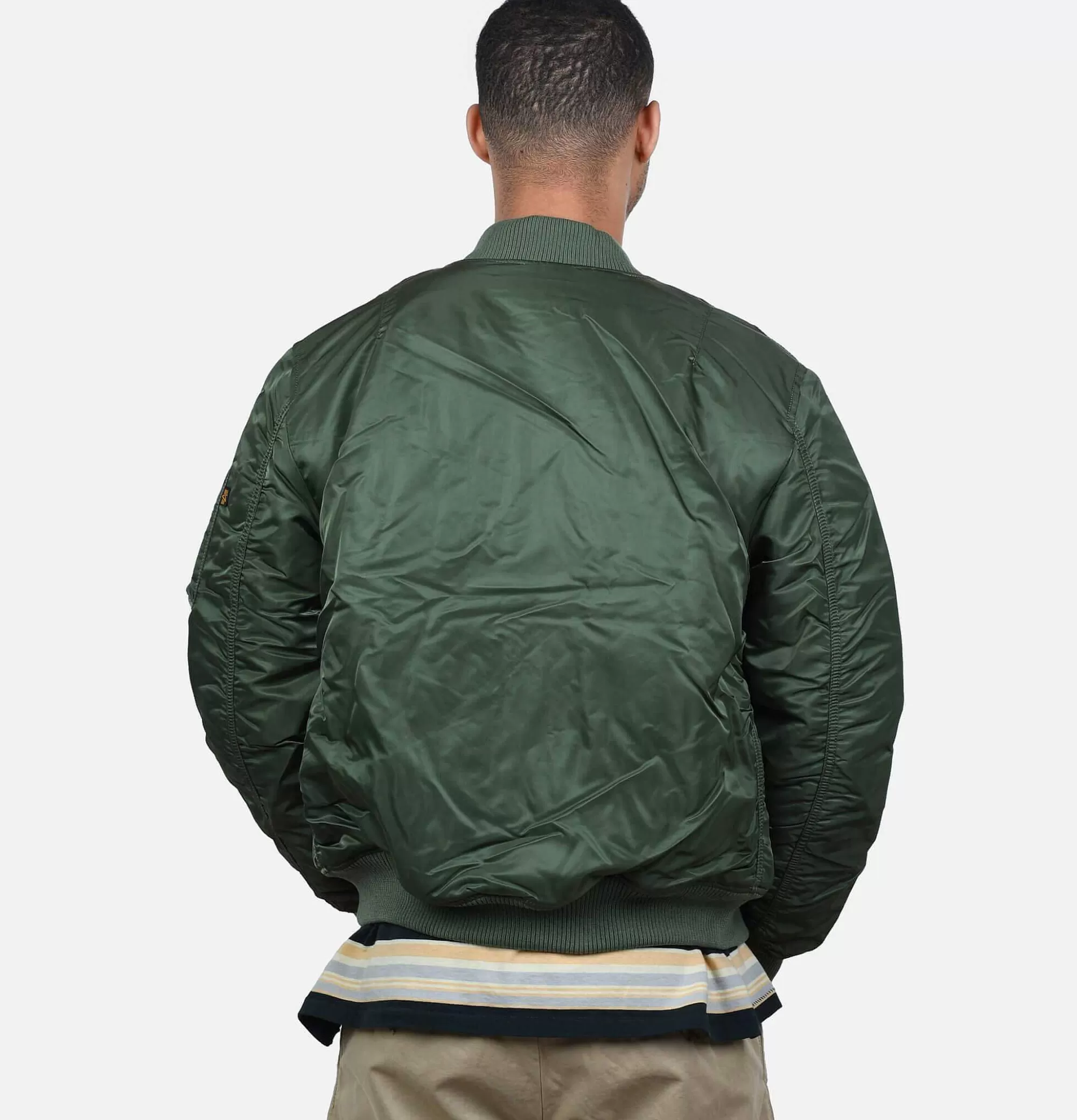 ALPHA INDUSTRIES Bomber Ma-1 Vert Sauge^ Blousons & Manteaux