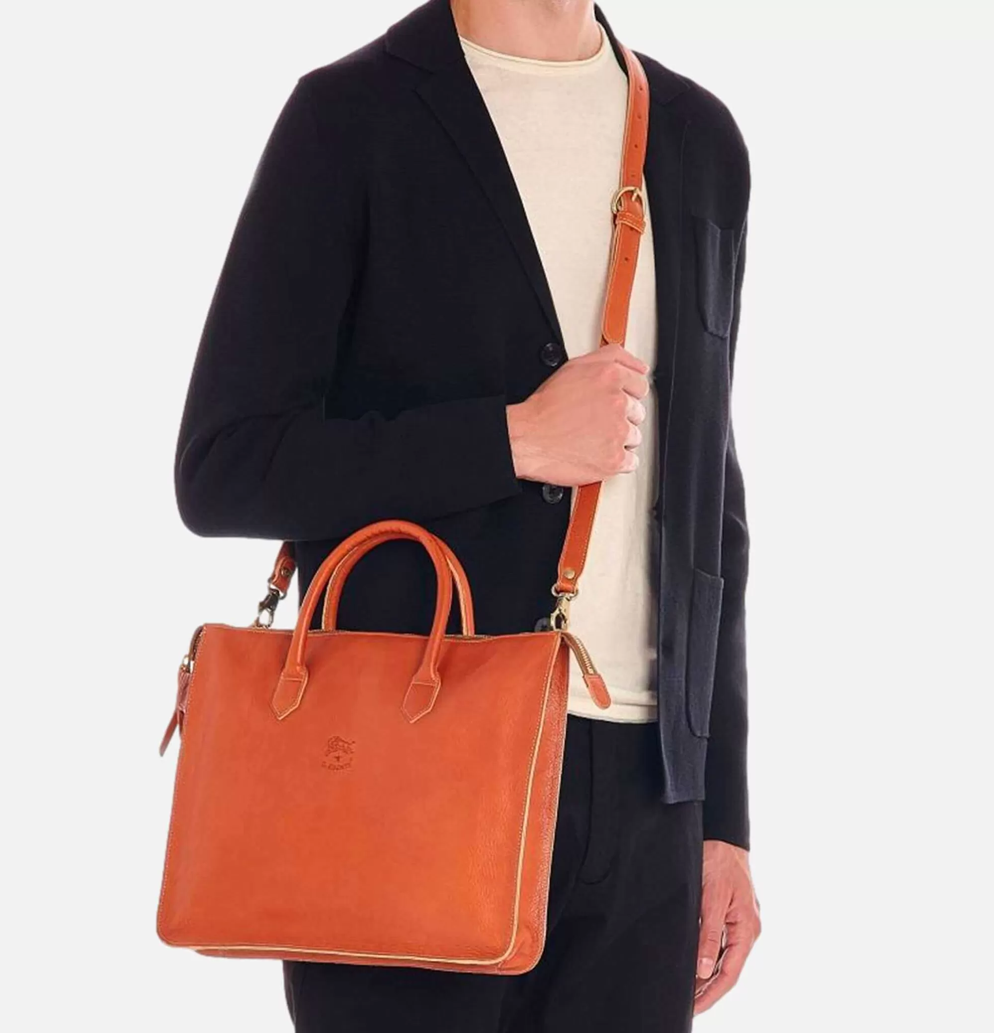 IL BISONTE Briefcase Caramel^ Autres Sacs