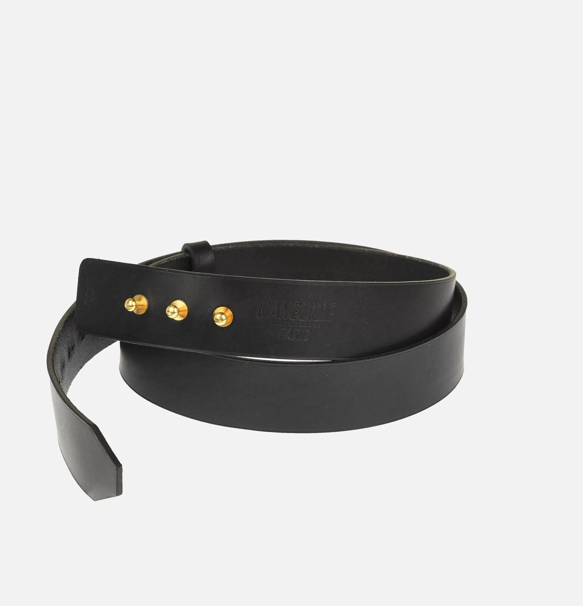 L'ANGUILLE Ceinture Gropius Noire^ Ceintures