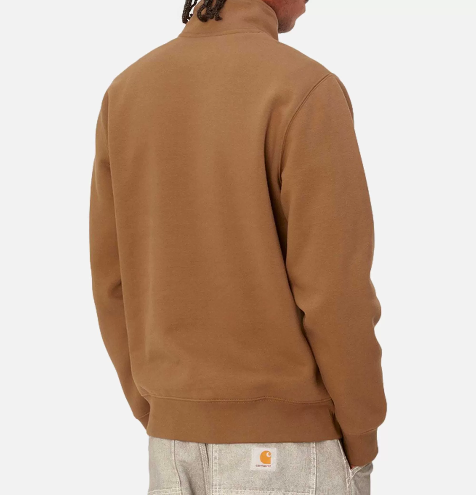 CARHARTT WIP Chase Neck Zip Sweat Tamarind^ Sweats & Polaires