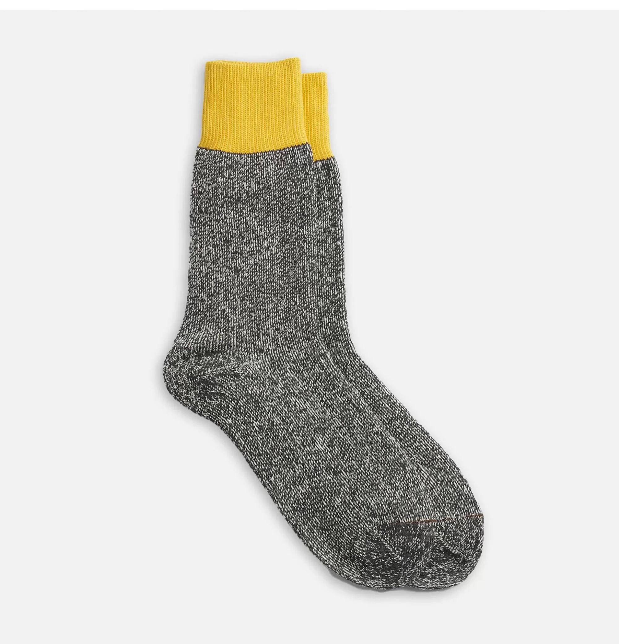 ROTOTO Chaussette Double Silk Jaune^Homme Chaussettes