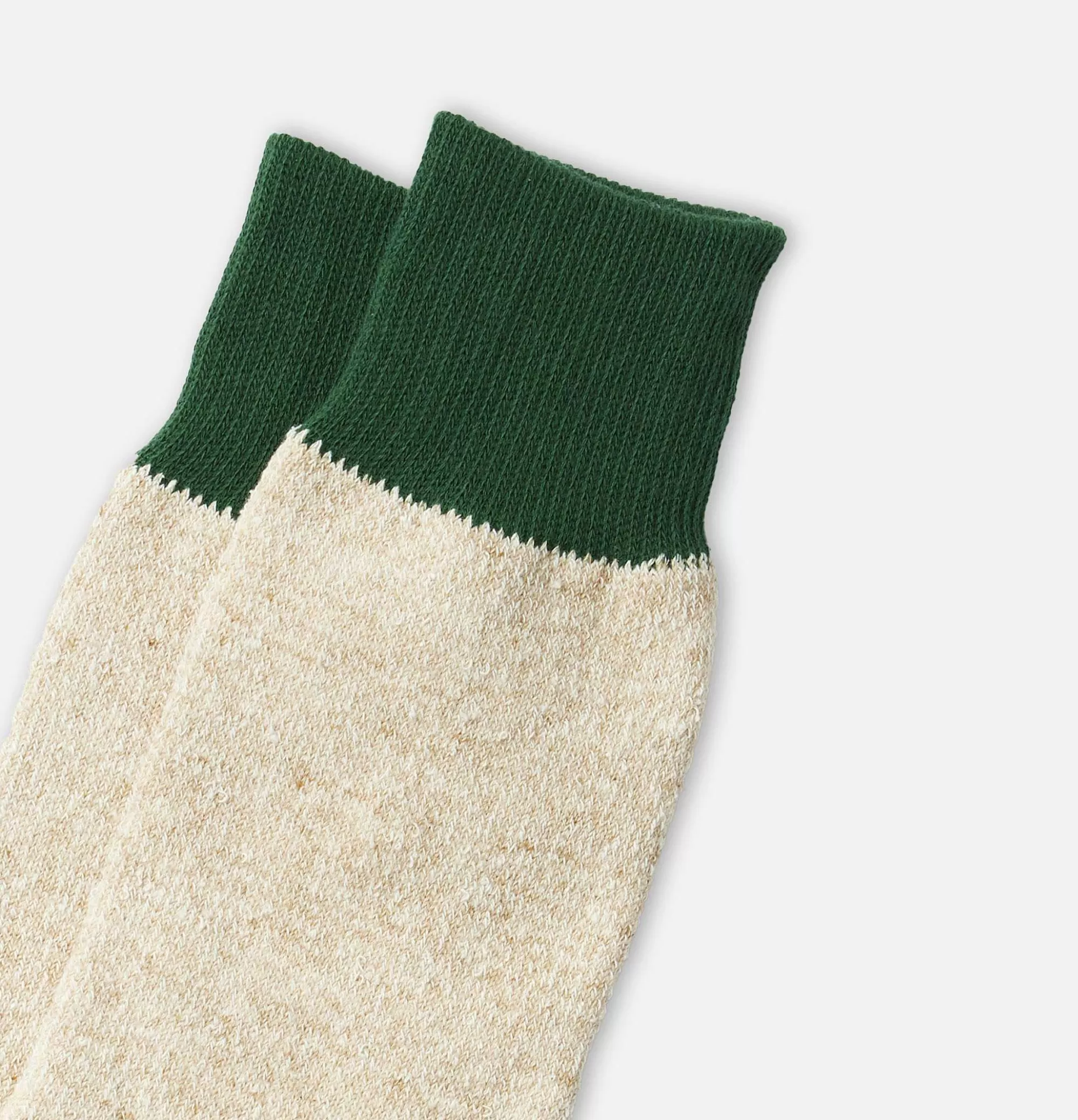 ROTOTO Chaussette Double Silk Vert^Homme Chaussettes