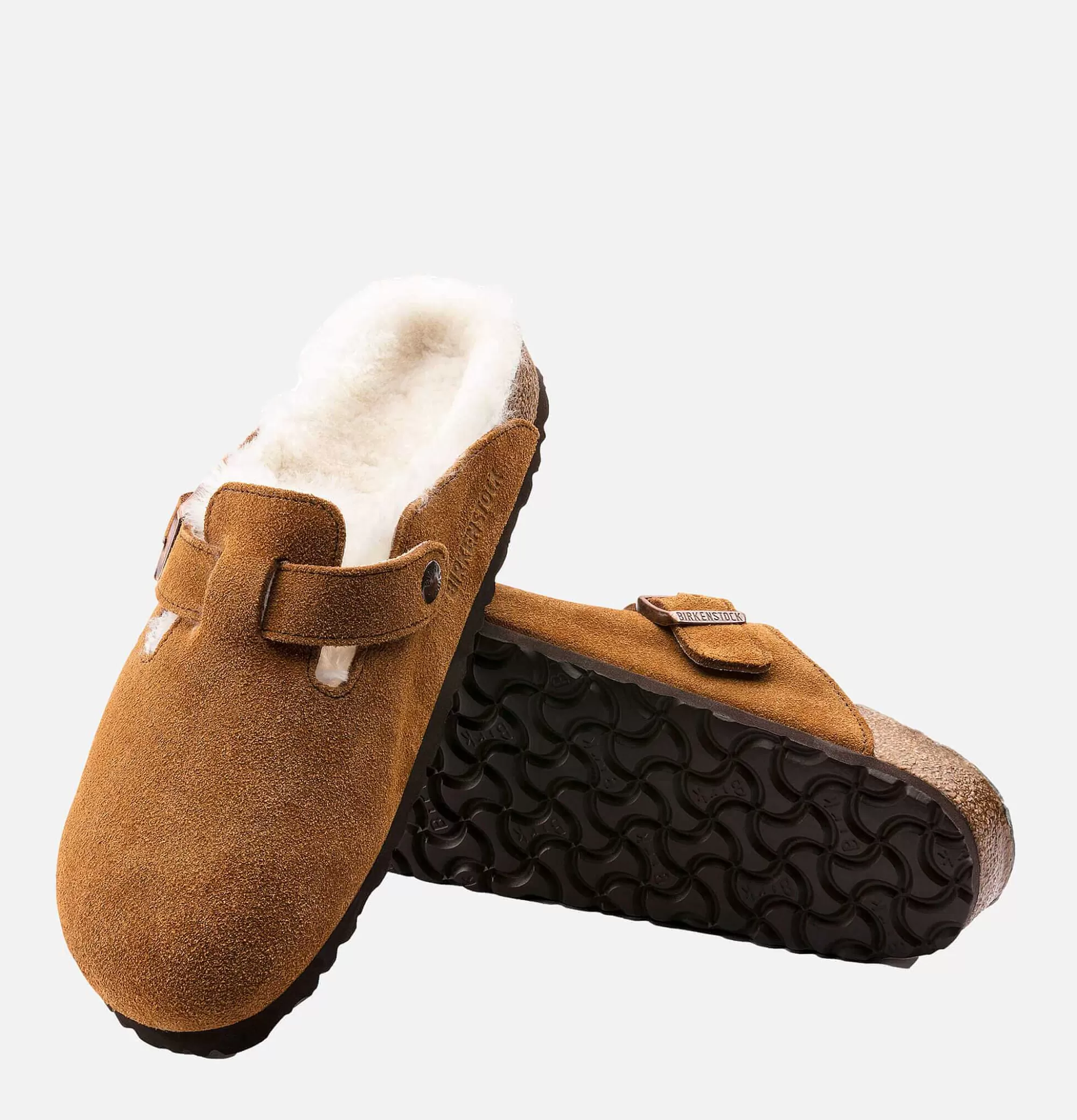 BIRKENSTOCK Chaussure Boston Shearling Mink^Homme Chaussures