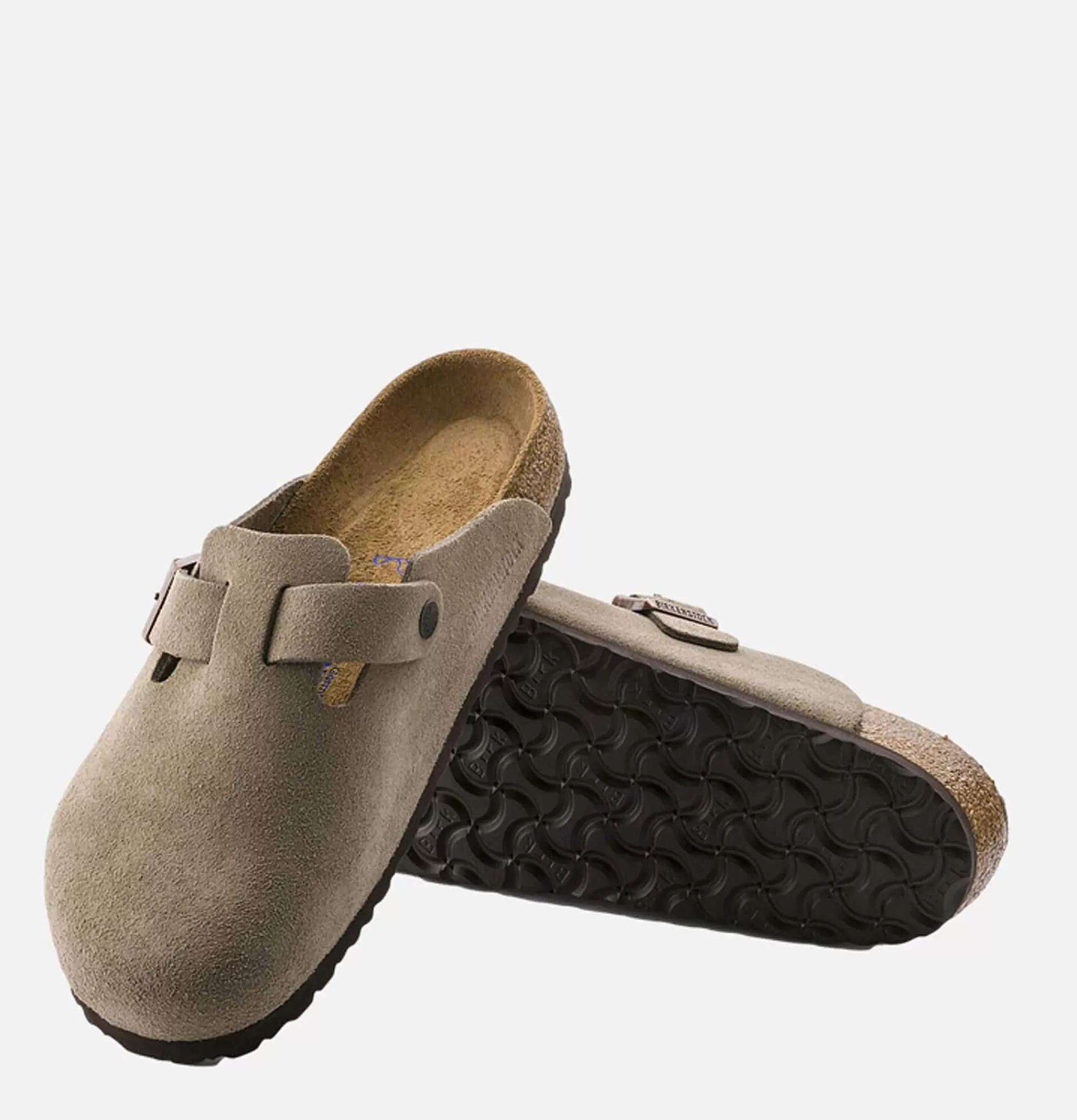 BIRKENSTOCK Chaussures Boston Narrow Taupe^Homme Sandales