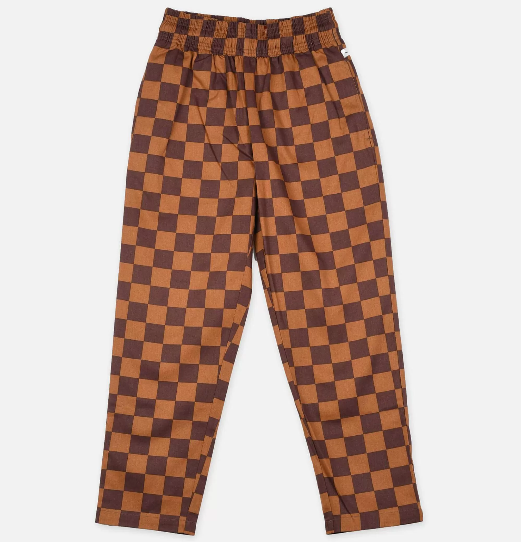 COOKMAN Chef Pant Checker Brown^ Pantalons