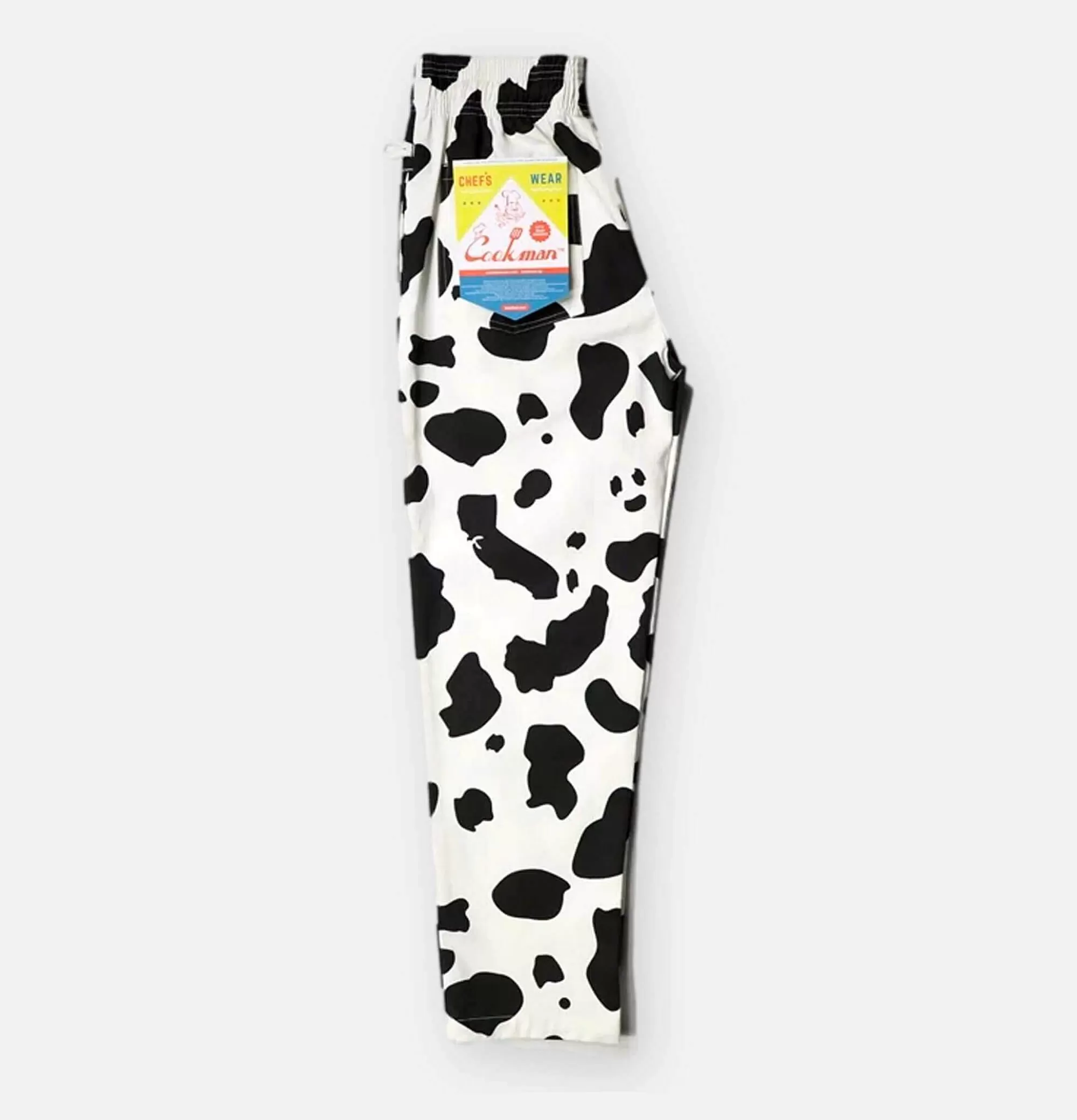 COOKMAN Chef Pant Cow White^ Pantalons