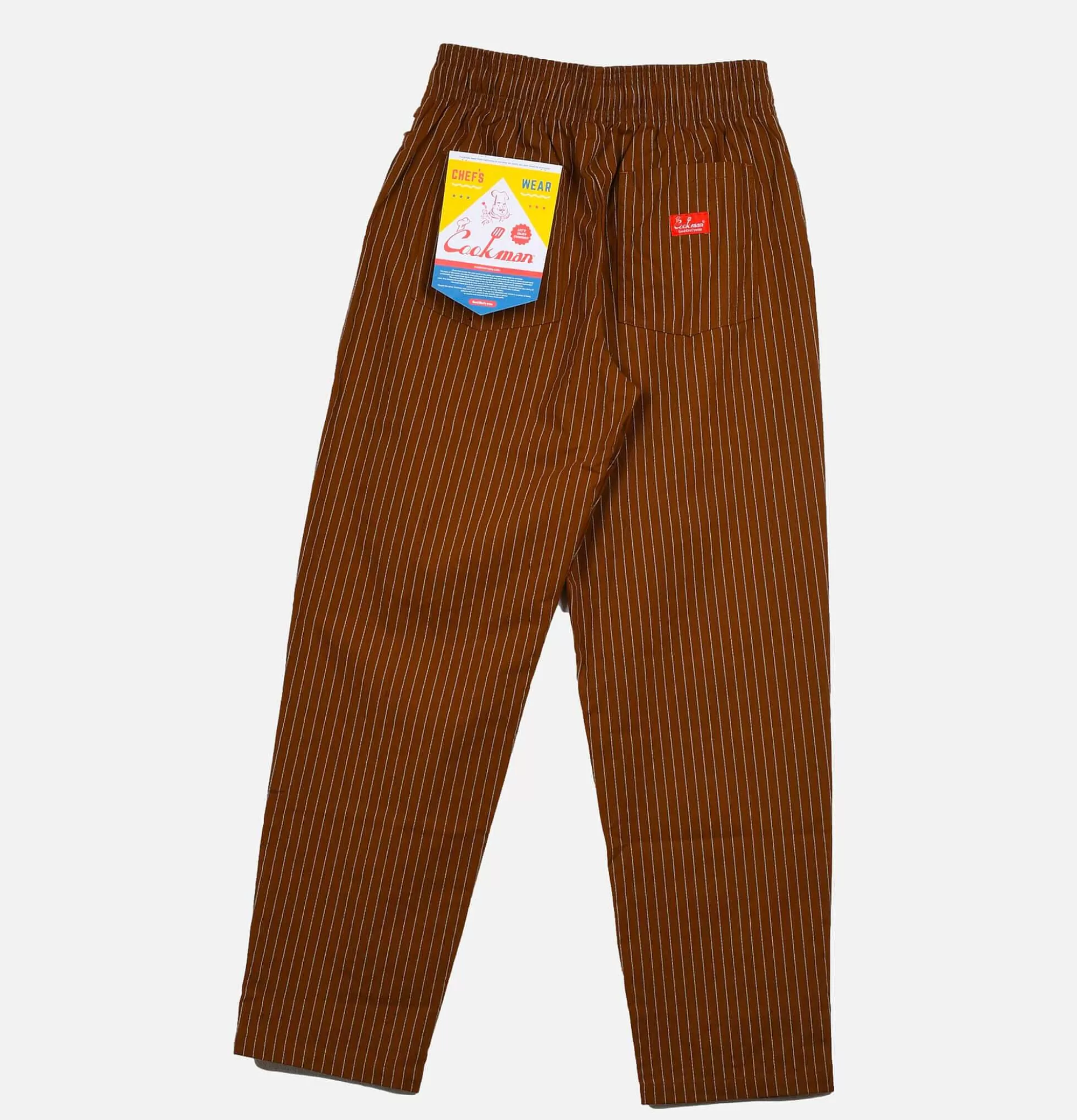 COOKMAN Chef Pant Reflective Strip Brown^ Pantalons