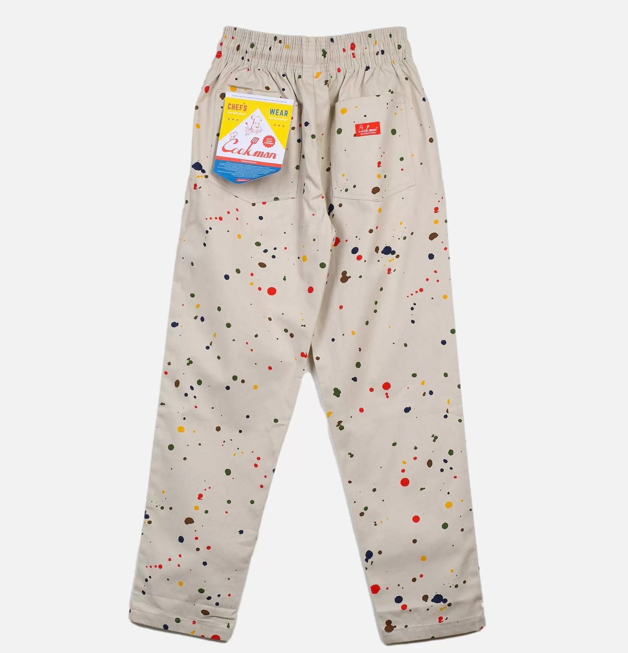 COOKMAN Chef Pant Sauce Splash Beige^ Pantalons