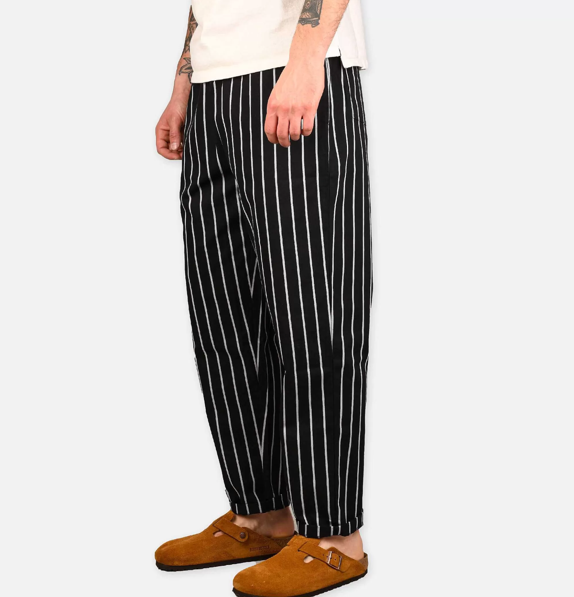 COOKMAN Chef Pant Stripe Black^ Pantalons