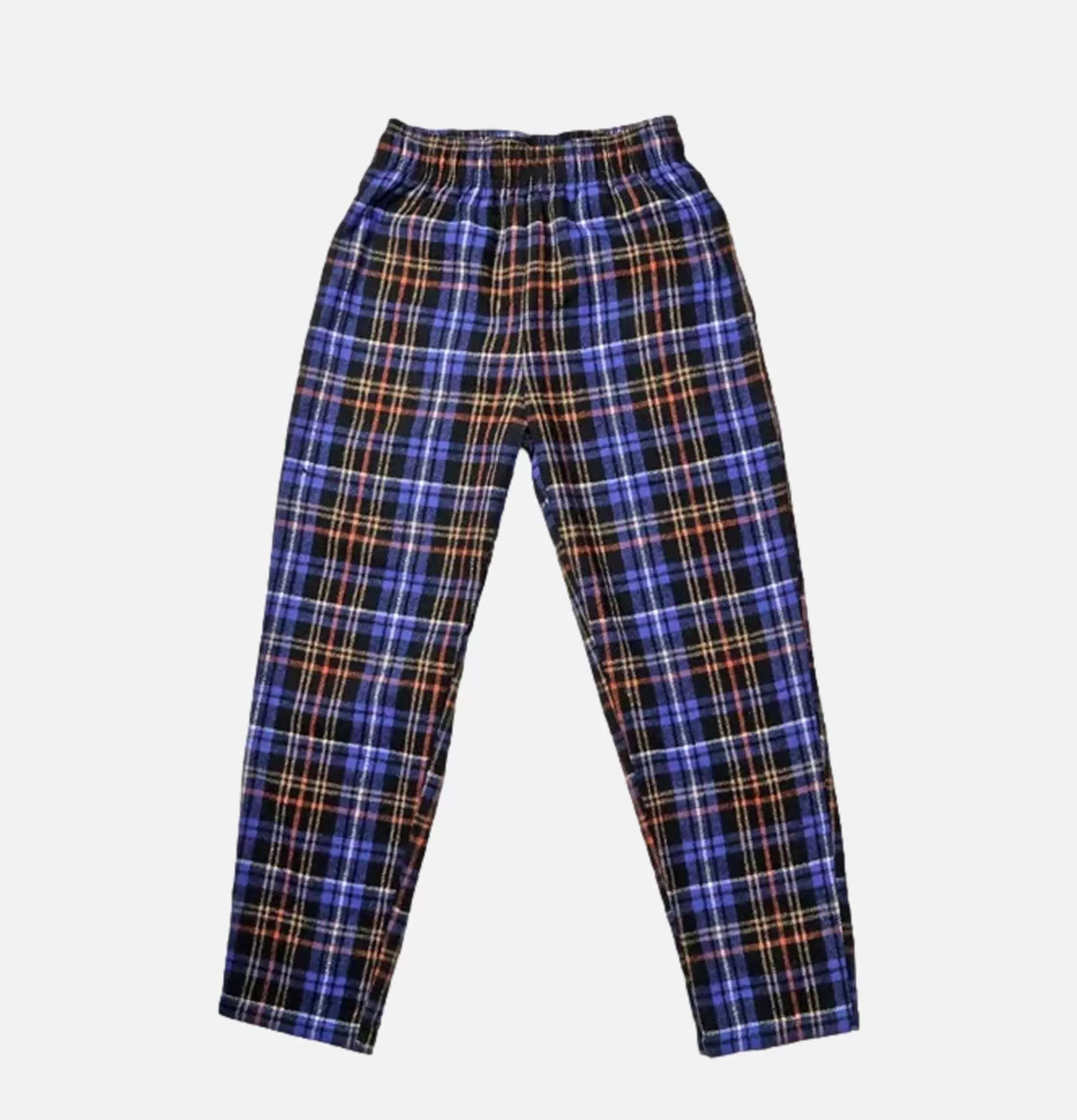 COOKMAN Chef Pant Woolmix Tartan Scott Navy^ Pantalons