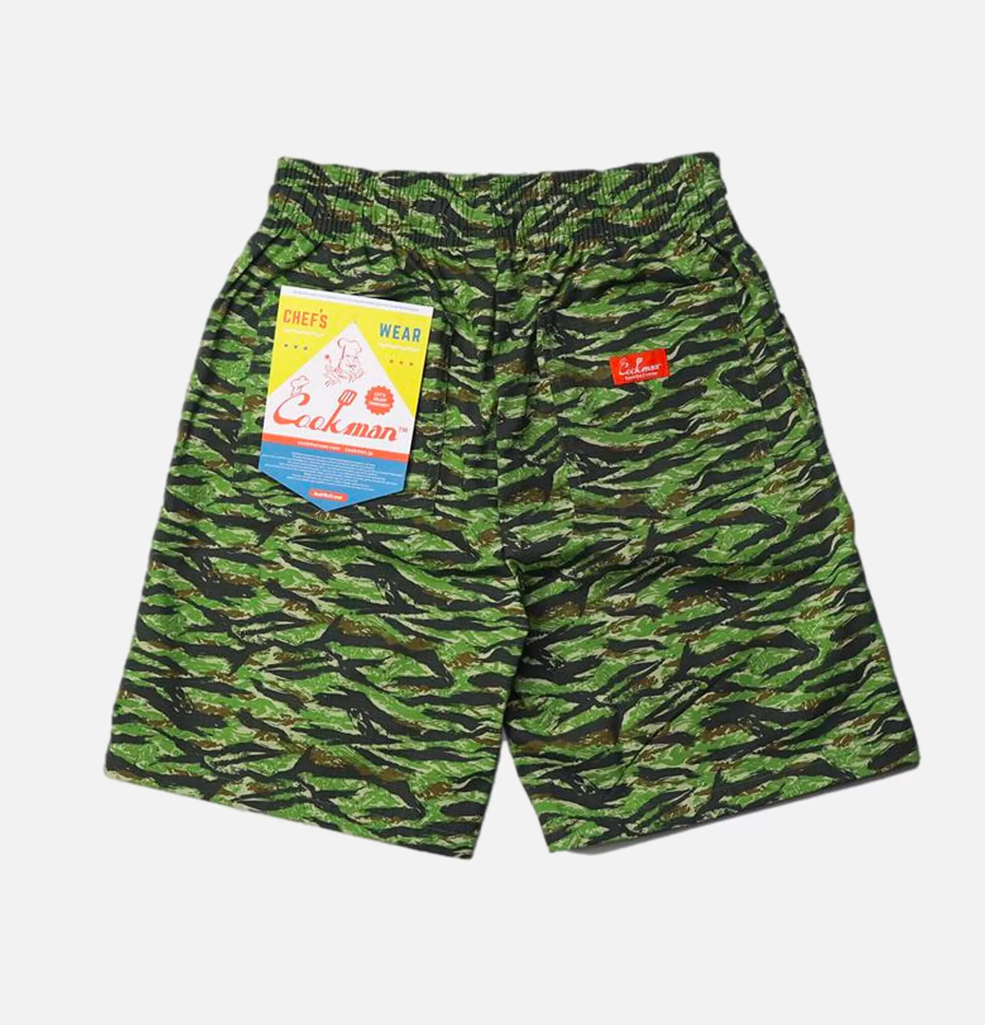 COOKMAN Chef Short Camo Green^ Shorts