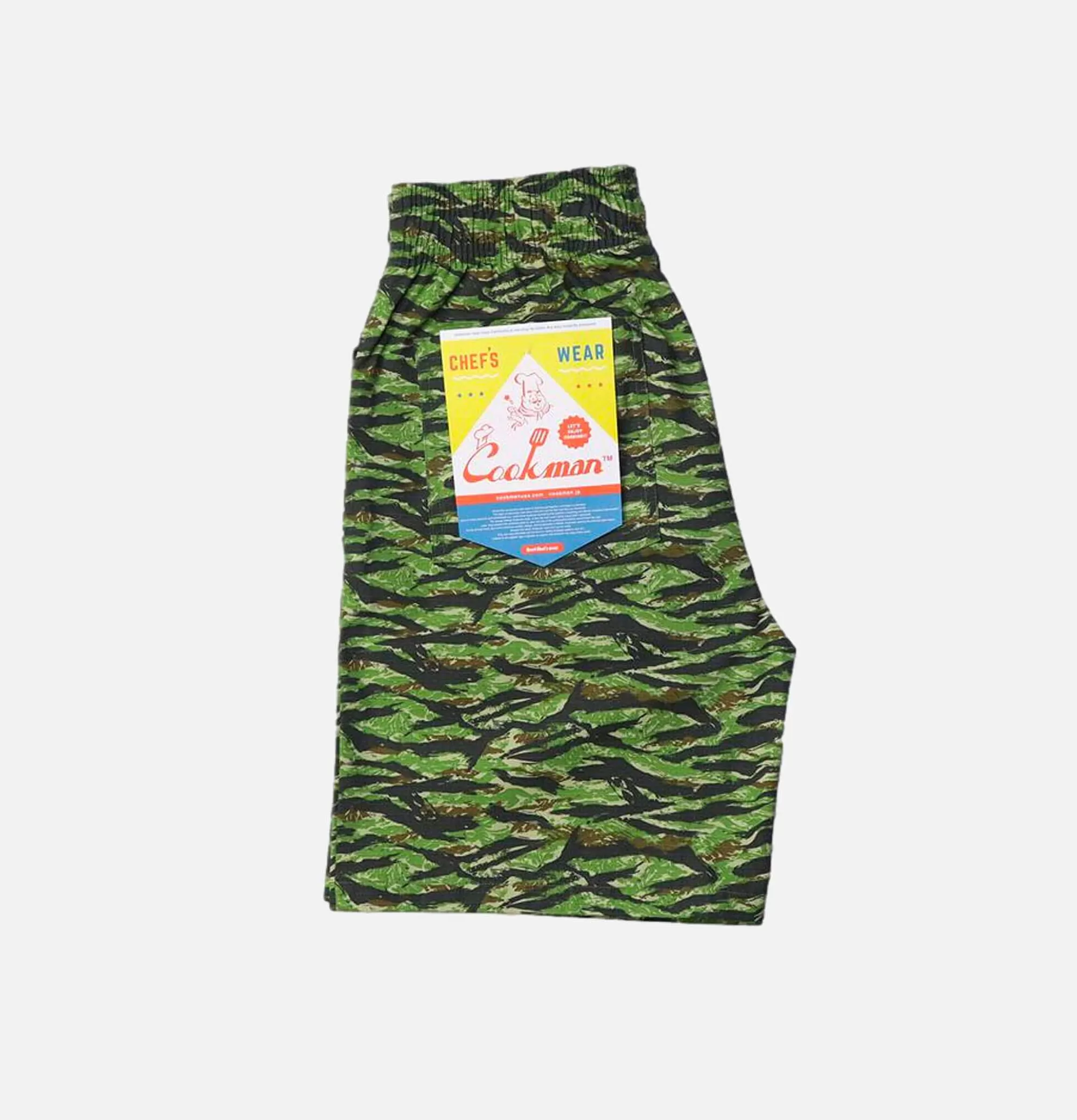 COOKMAN Chef Short Camo Green^ Shorts