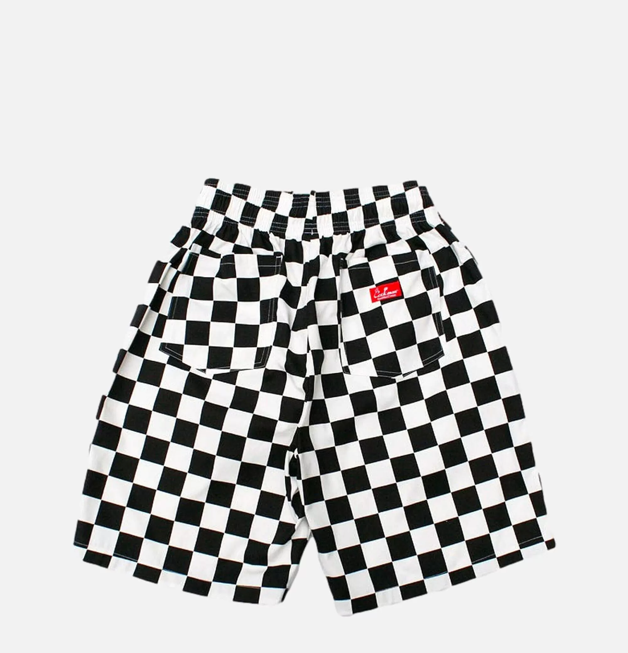 COOKMAN Chef Short Checker Black^ Shorts