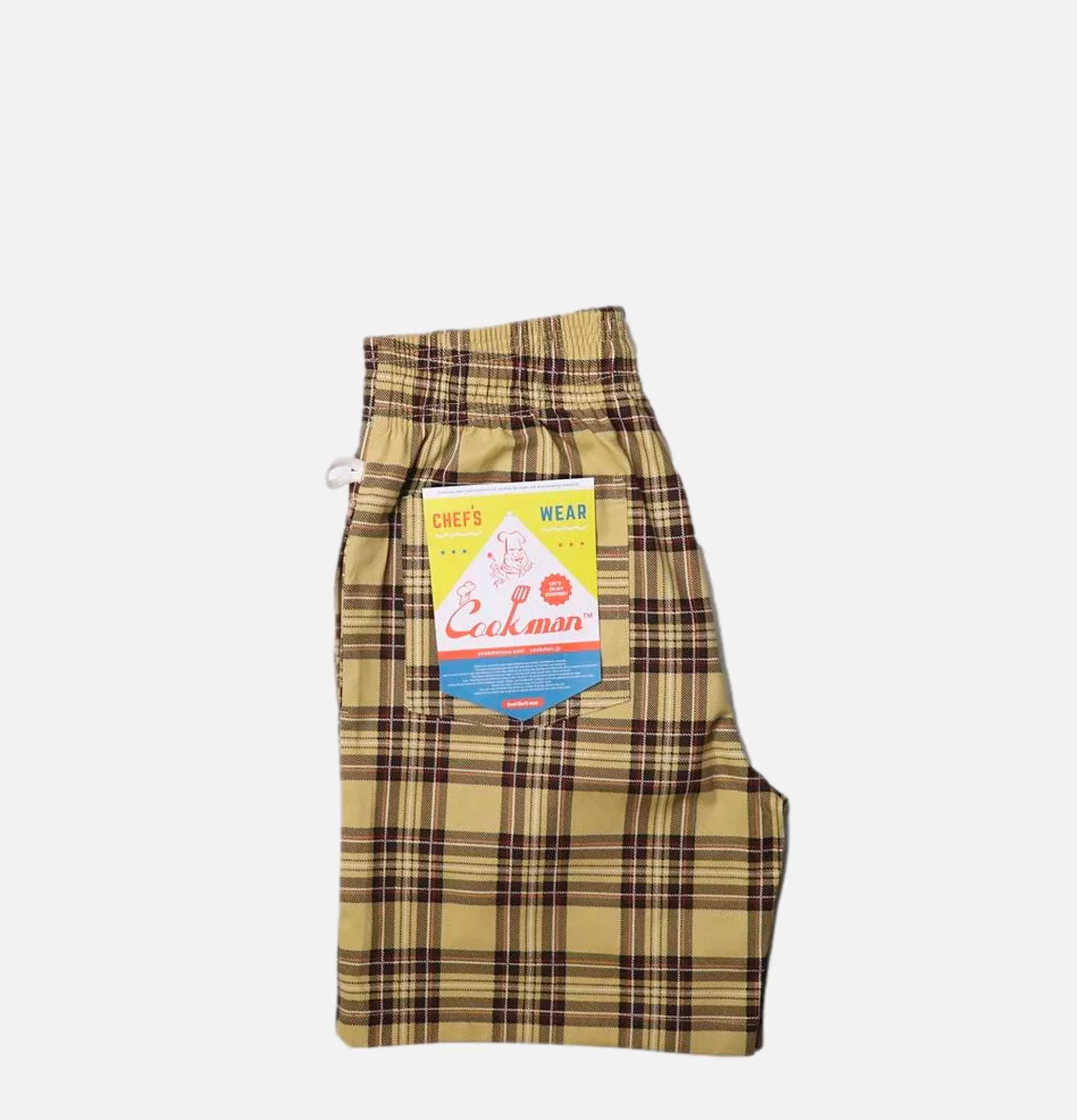 COOKMAN Chef Short Tartan Beige^ Shorts