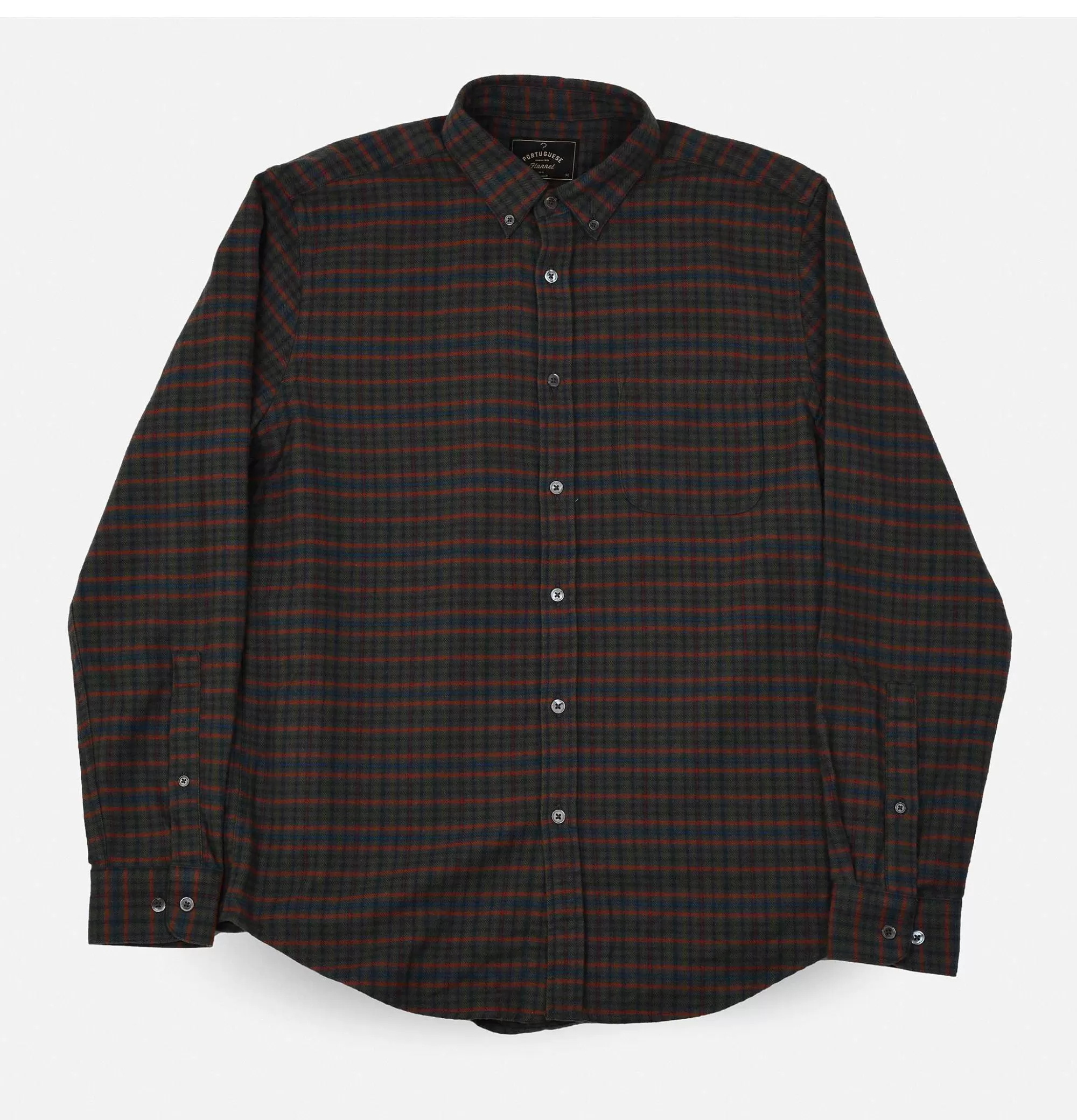 PORTUGUESE FLANNEL Chemise Postfree Green^ Chemises & Polos