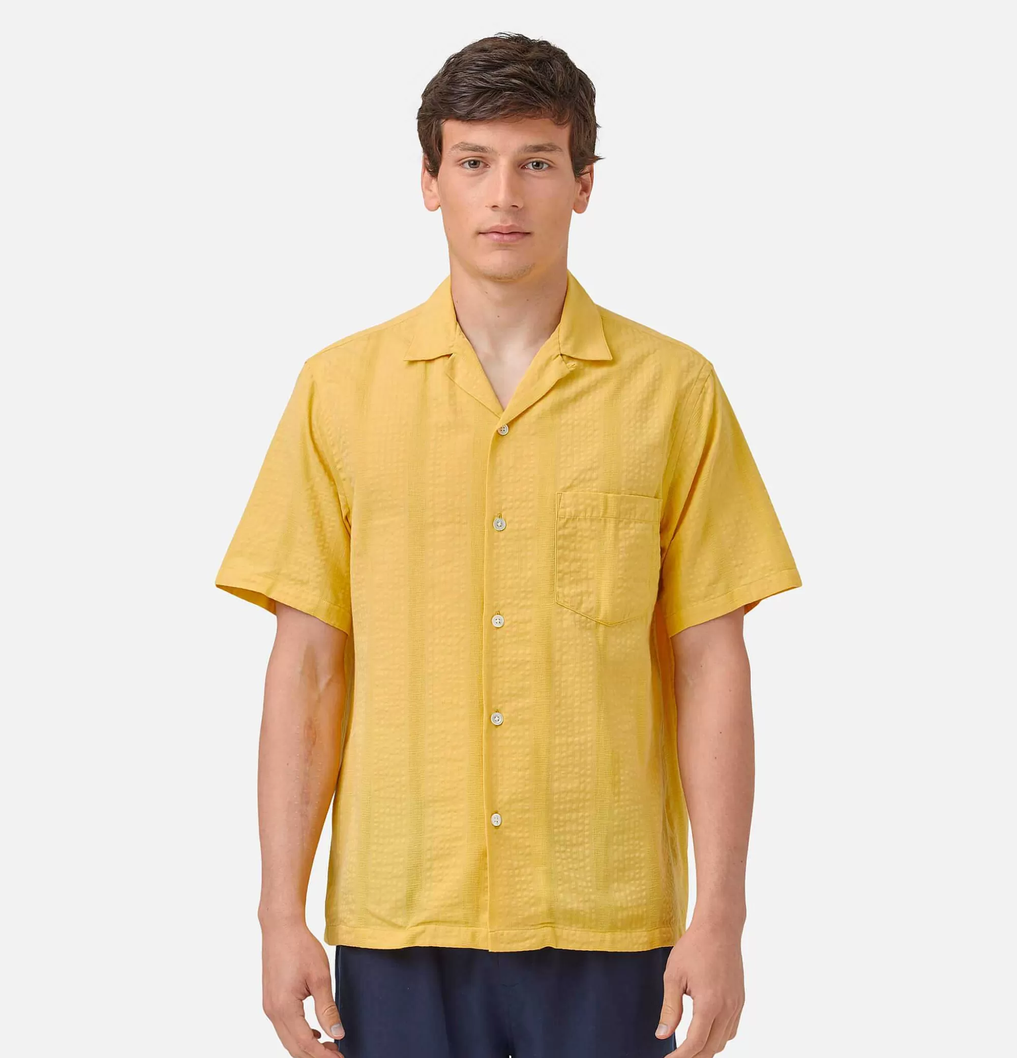 PORTUGUESE FLANNEL Chemise Praia Yellow^ Chemises & Polos