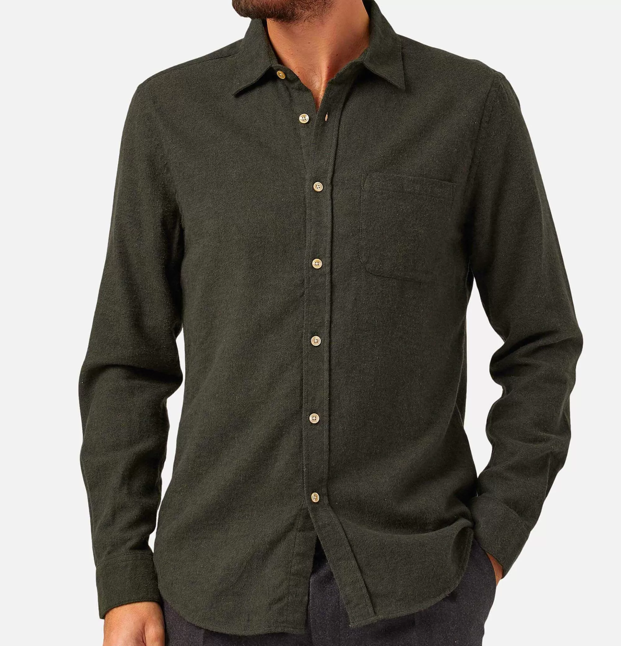 PORTUGUESE FLANNEL Chemise Teca Green^ Chemises & Polos