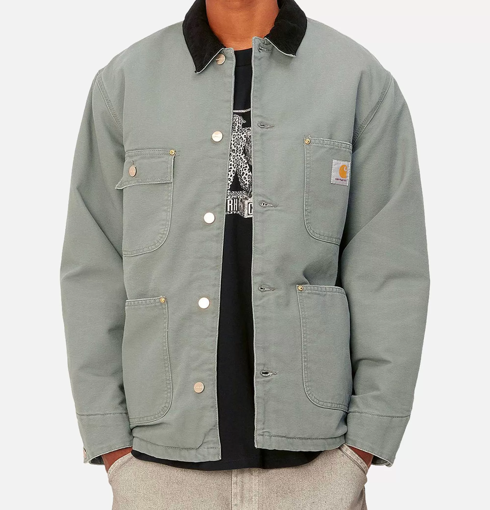 CARHARTT WIP Chore Coat Smoke Green^ Blousons & Manteaux