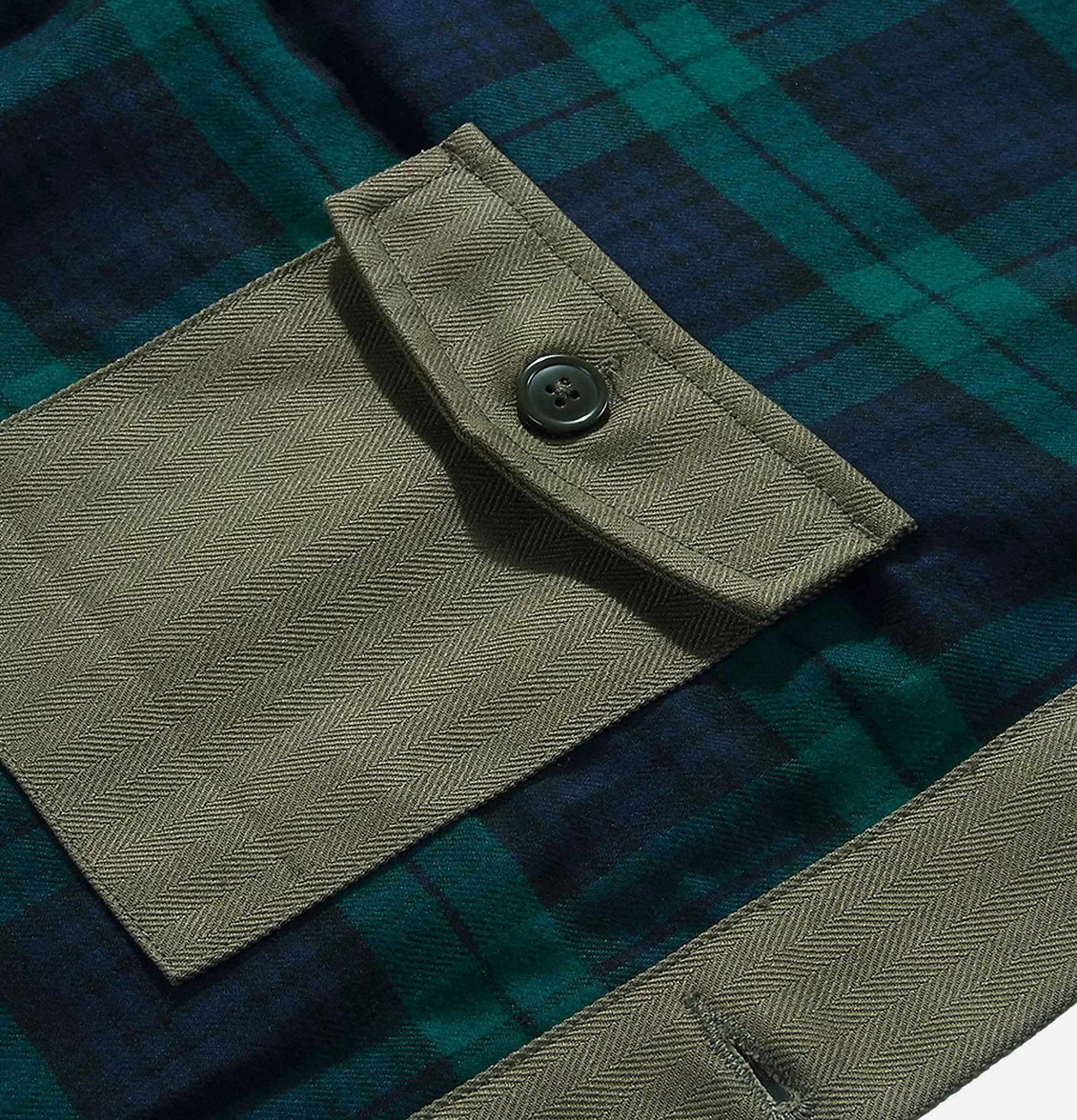 STANDARD TYPES Corduroy Collar Jacket Green^ Blousons & Manteaux