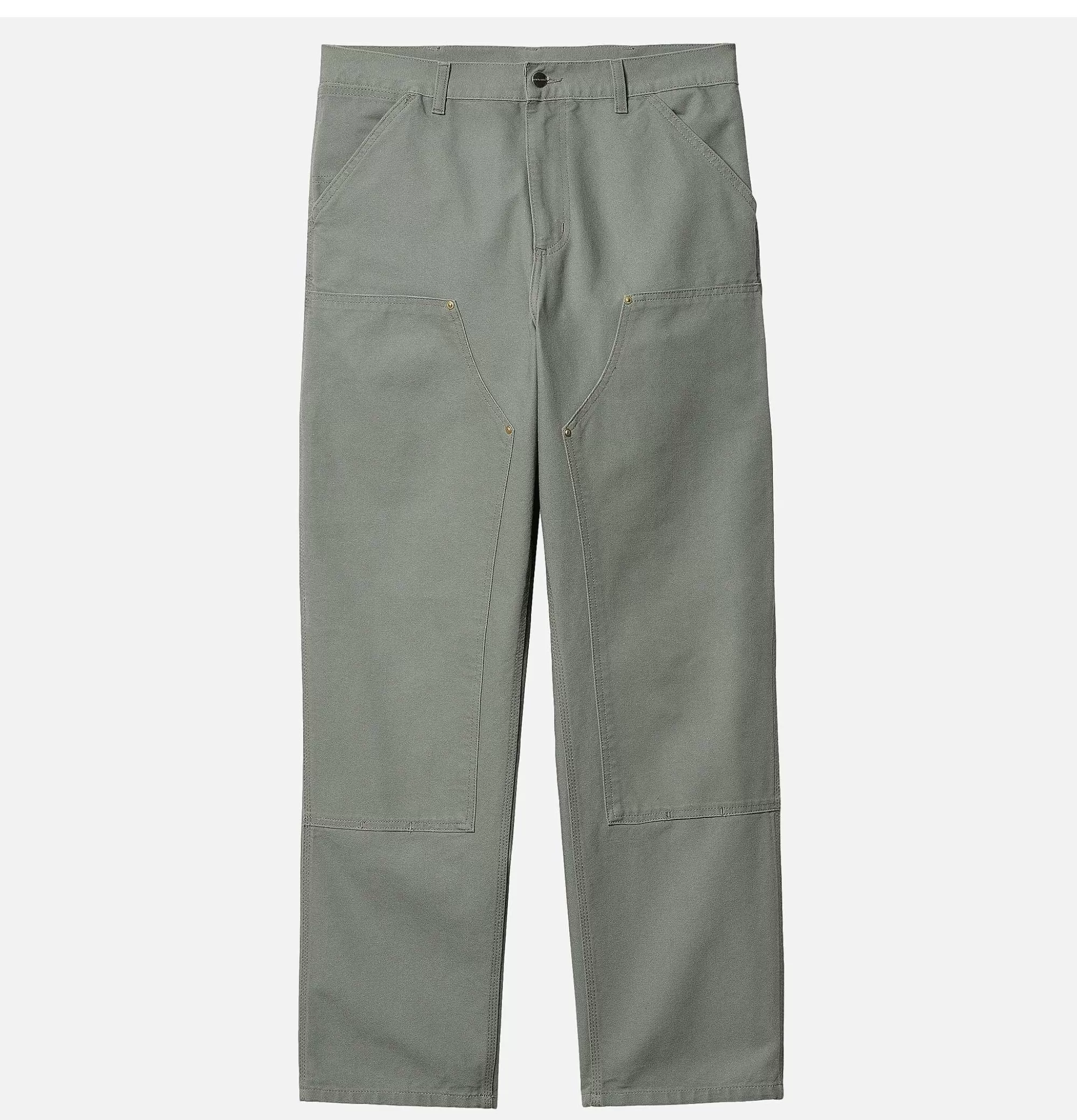 CARHARTT WIP Double Knee Pant Smoke Green^ Chinos