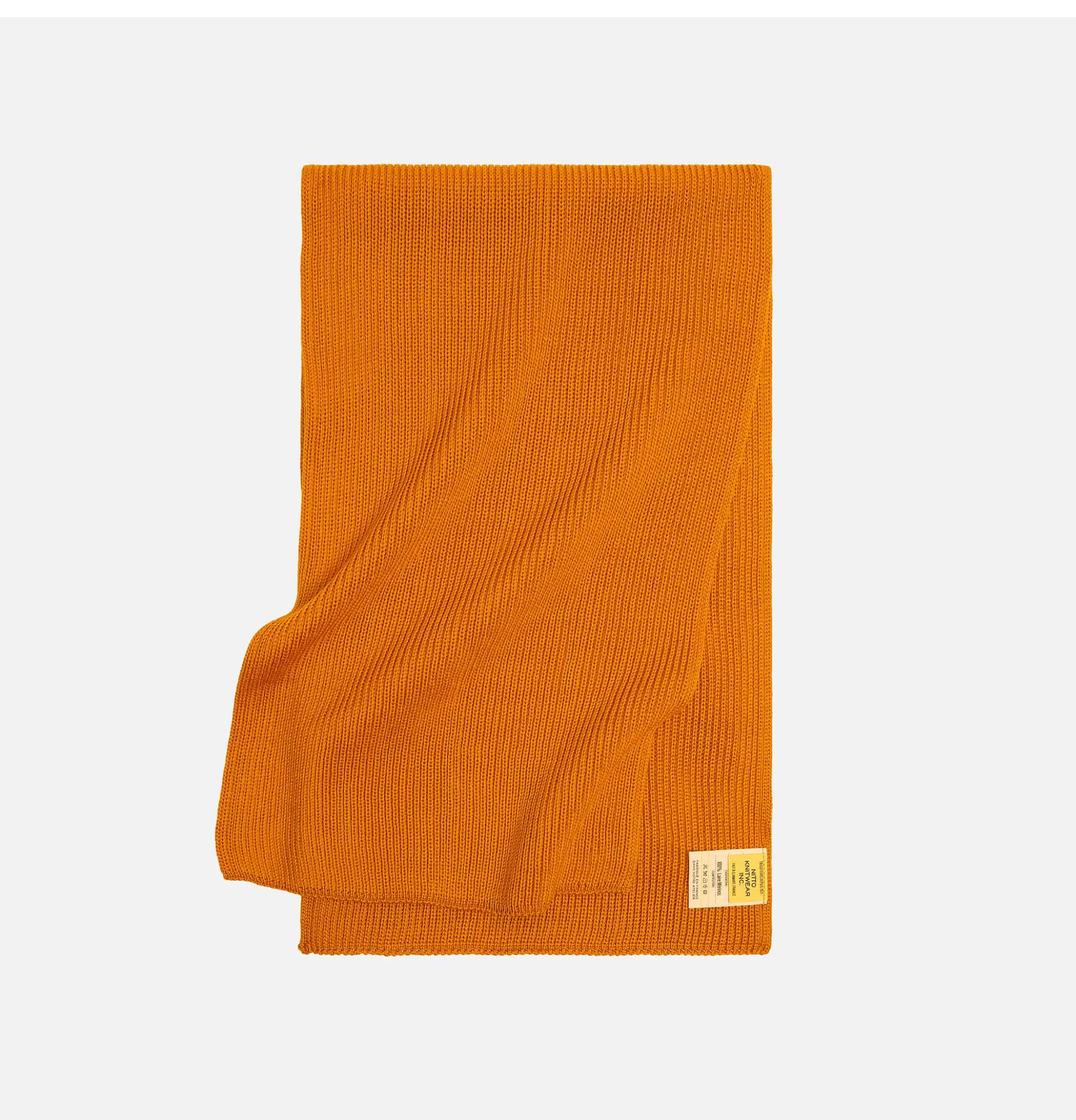 NITTO KNITWEAR Echarpe Loris Ocre^ Gants • Bonnets • Echarpes