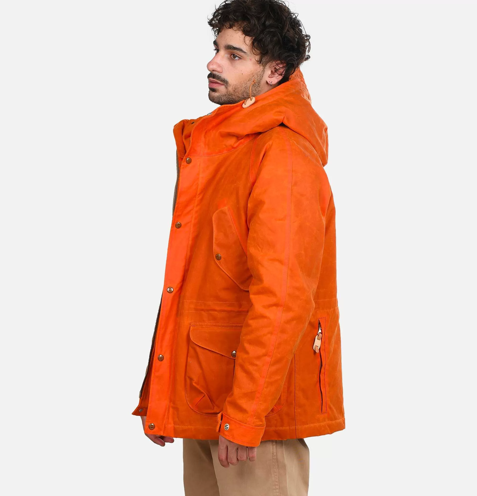 MANIFATTURA CECCARELLI Fisherman Parka Orange^ Blousons & Manteaux