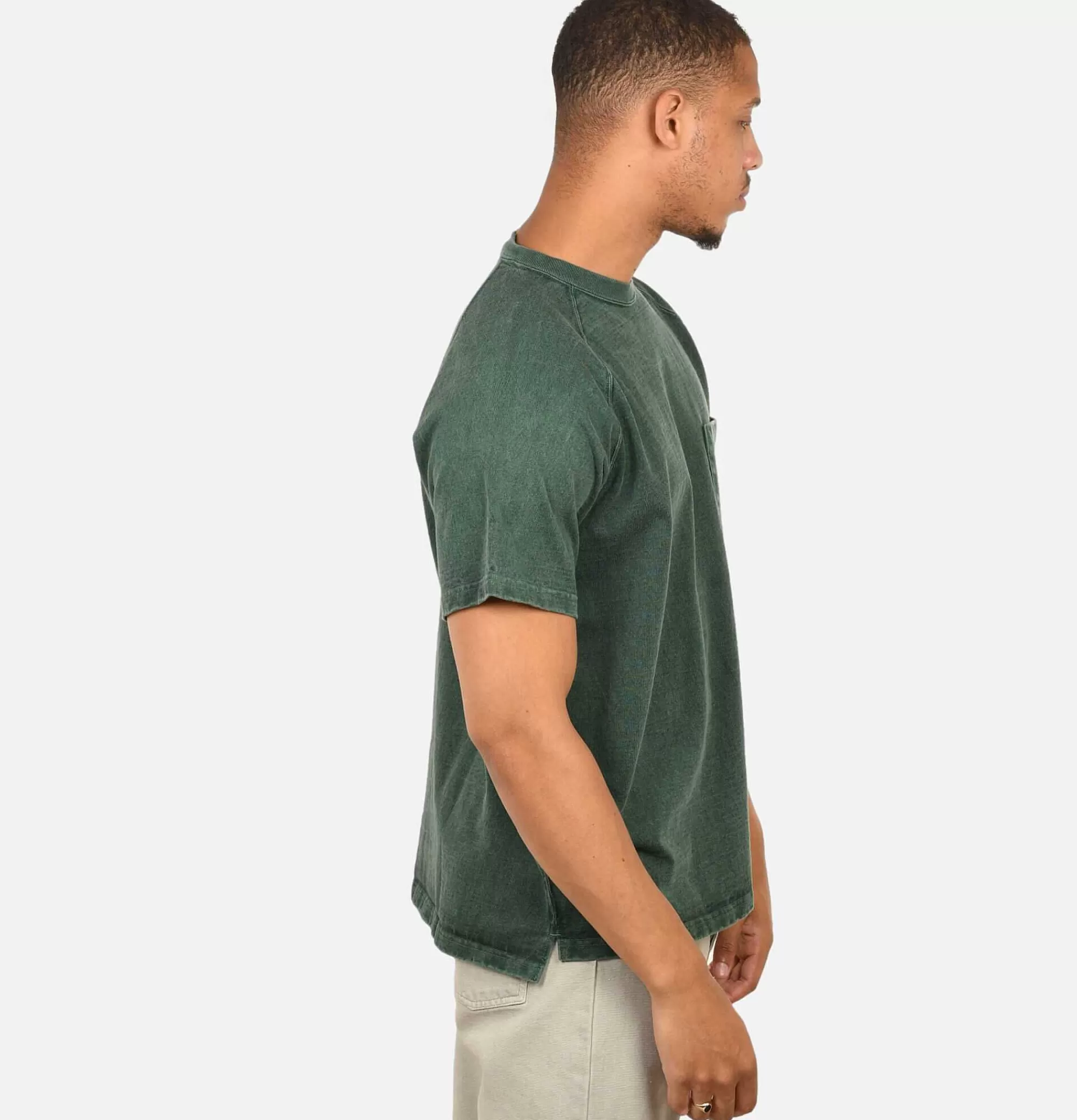 GOOD ON Heavy Raglan Pocket Tee Dark Green^ T-Shirts