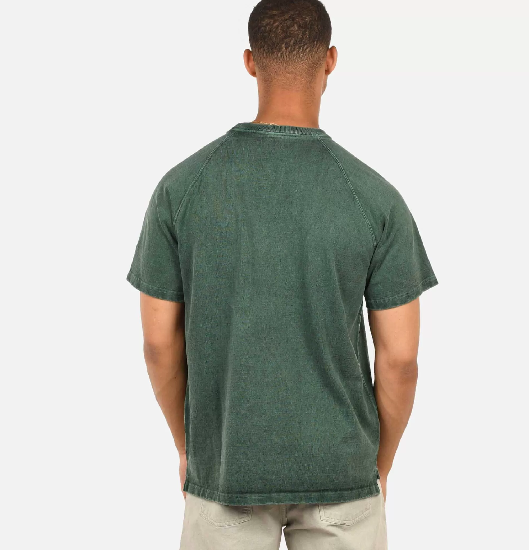 GOOD ON Heavy Raglan Pocket Tee Dark Green^ T-Shirts