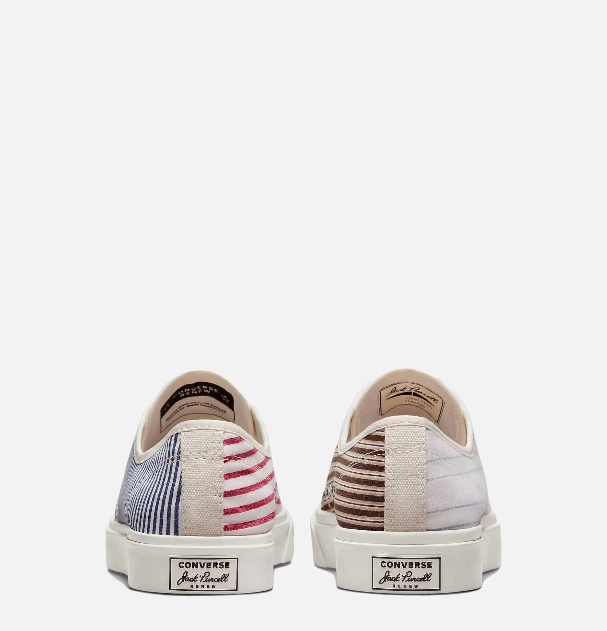 CONVERSE Jack Purcell Upcycled Stripes^Femme Baskets