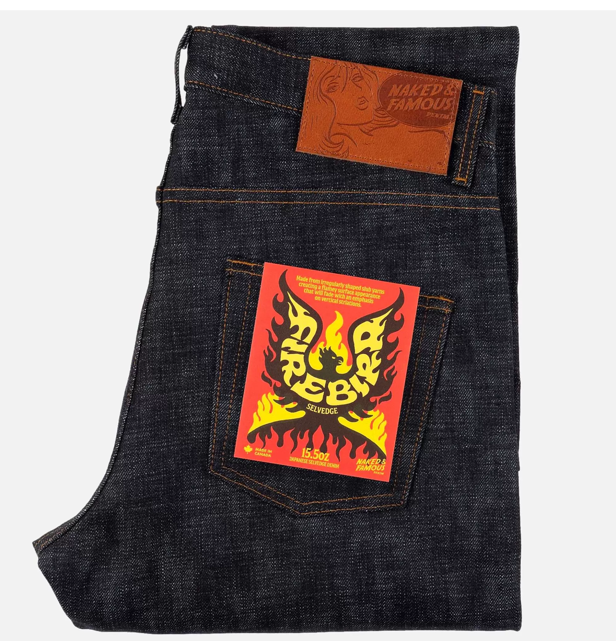 NAKED & FAMOUS Jean Easy Guy Fire Bird^ Jeans