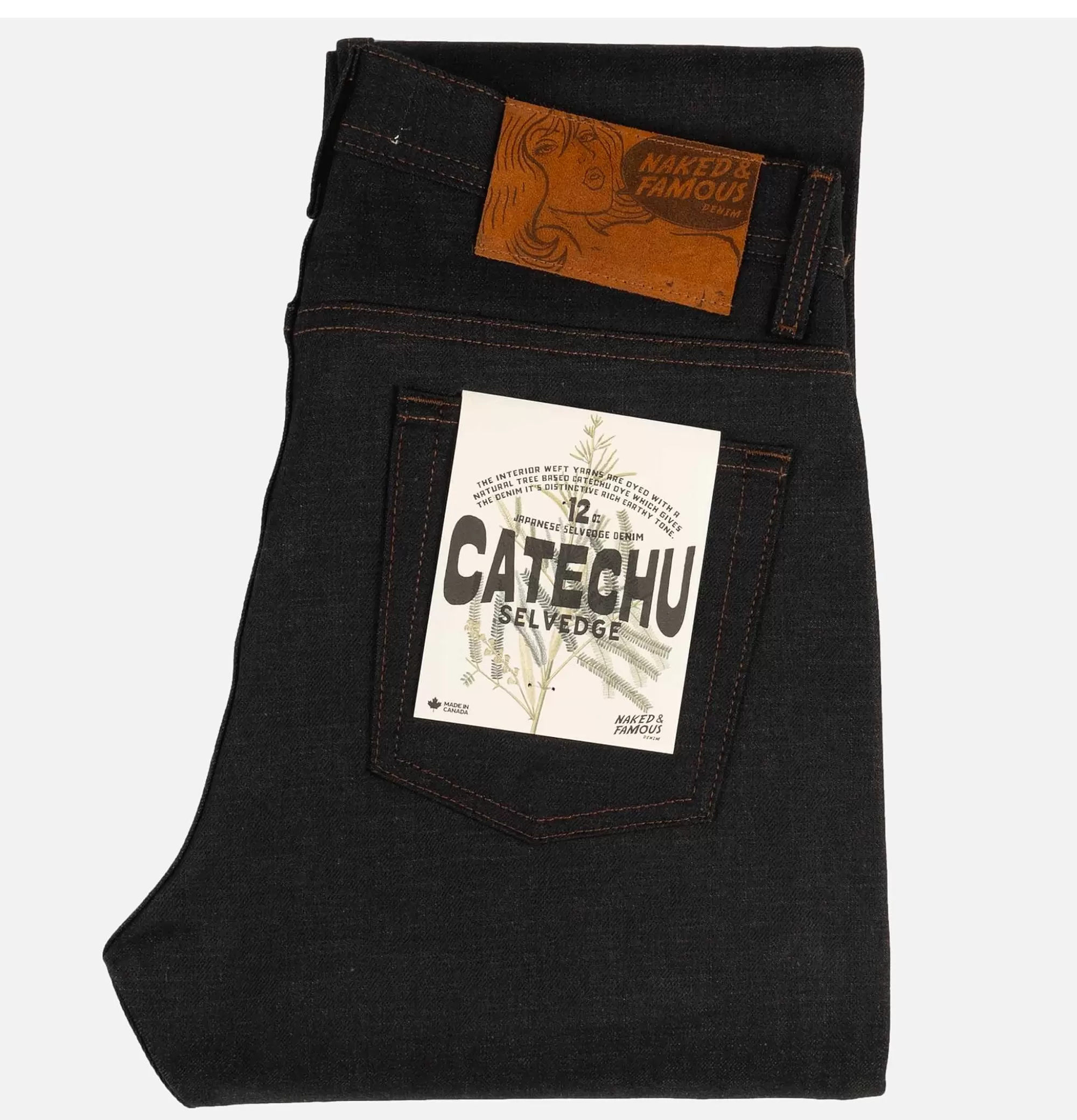 NAKED & FAMOUS Jean Weird Guy Catechu Indigo^ Jeans