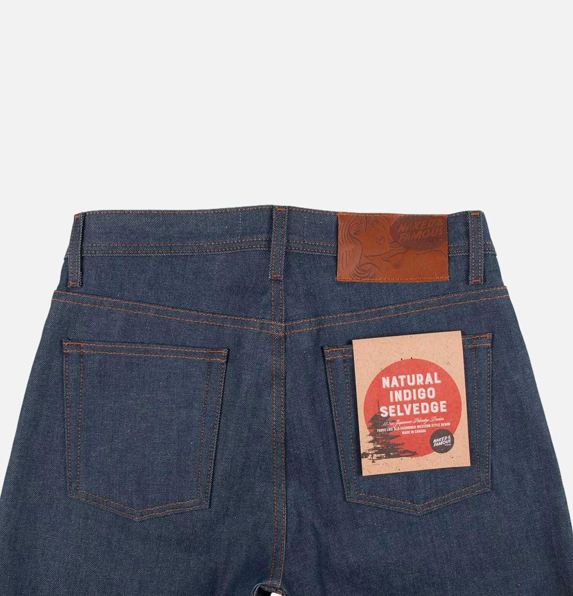 NAKED & FAMOUS Jean Weird Guy Indigo Natural^ Jeans