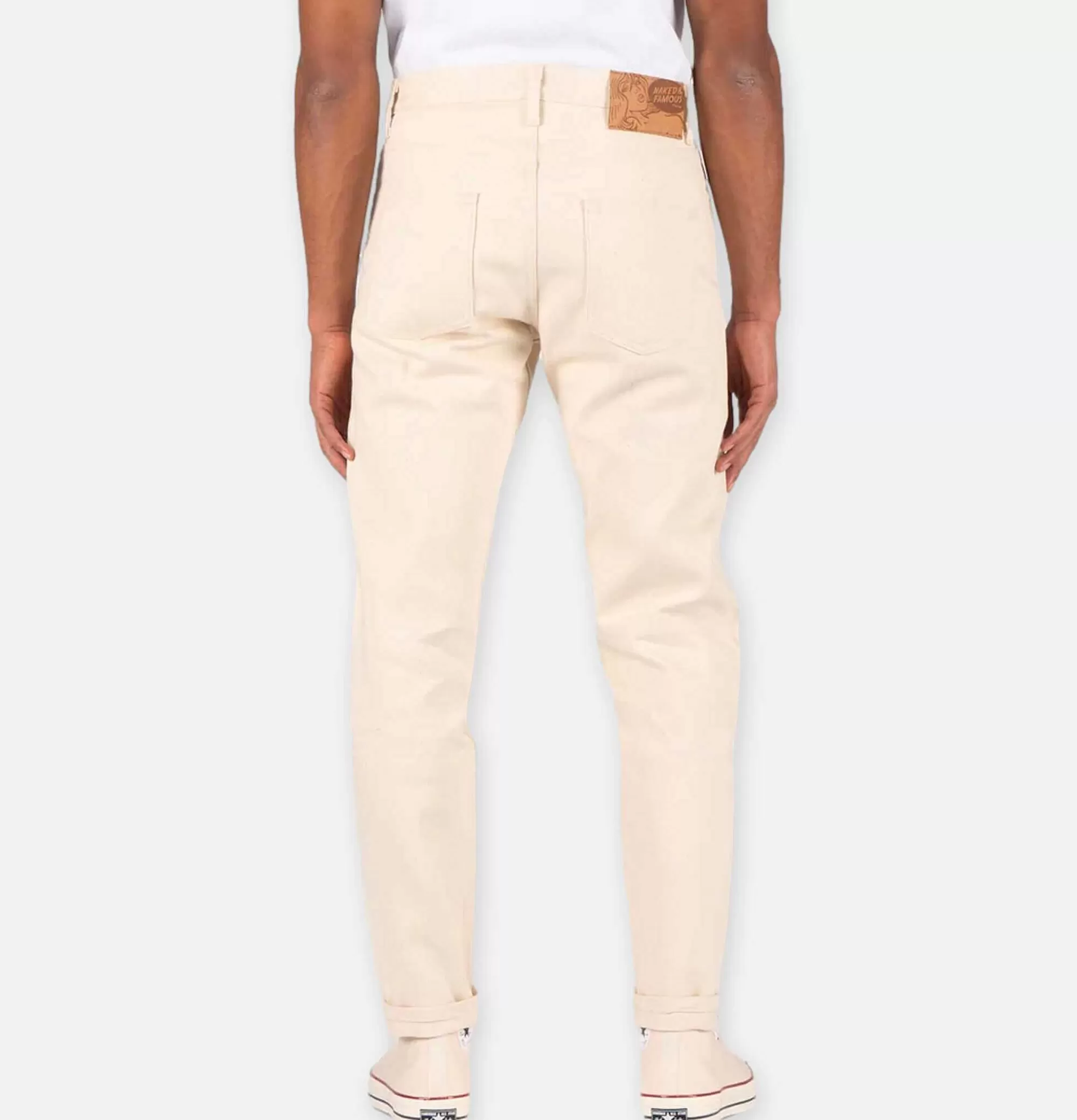 NAKED & FAMOUS Jeans Easy Guy All Natural Ecru^ Jeans