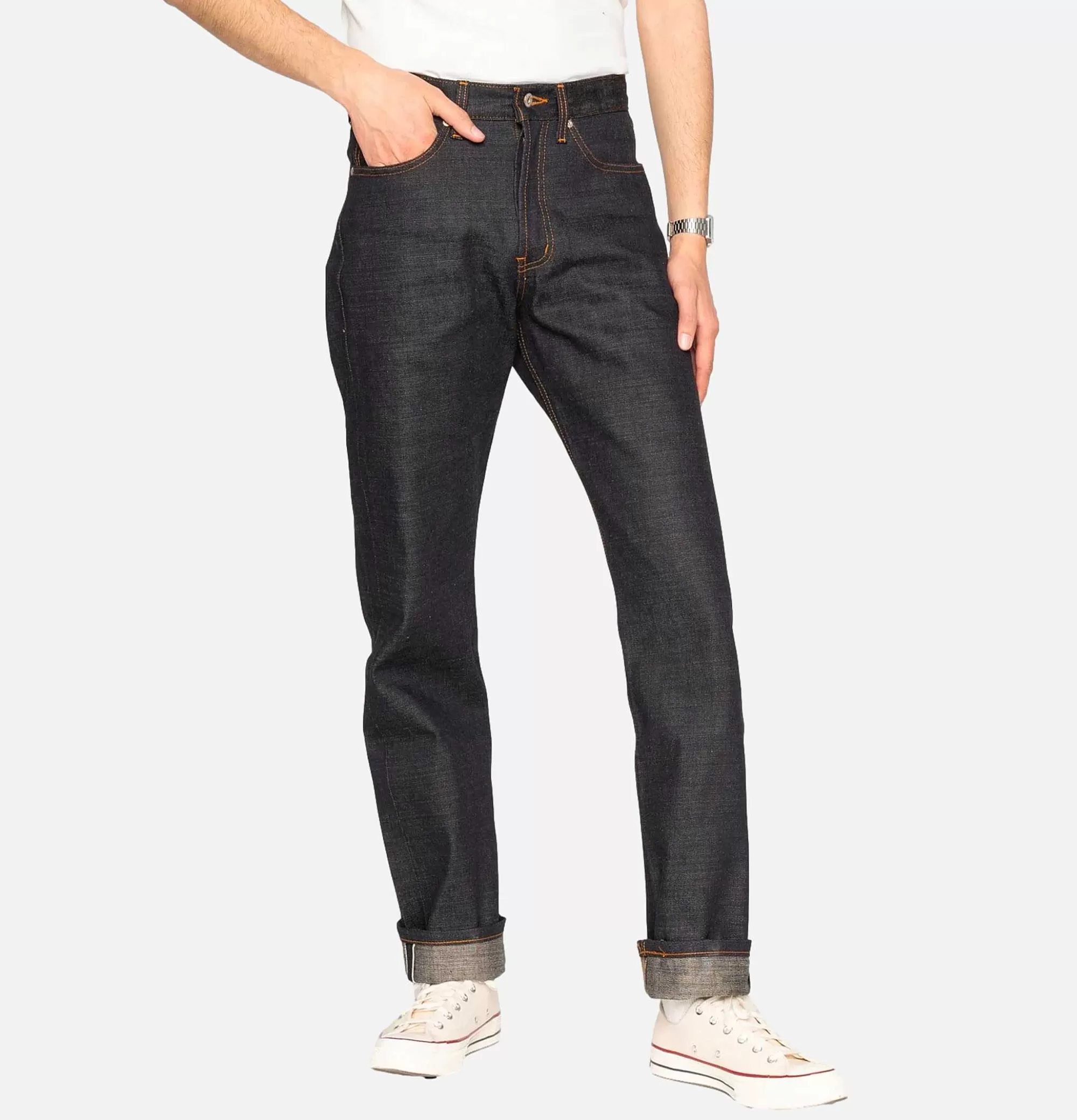 NAKED & FAMOUS Jeans True Guy Hard Soft Indig^ Jeans