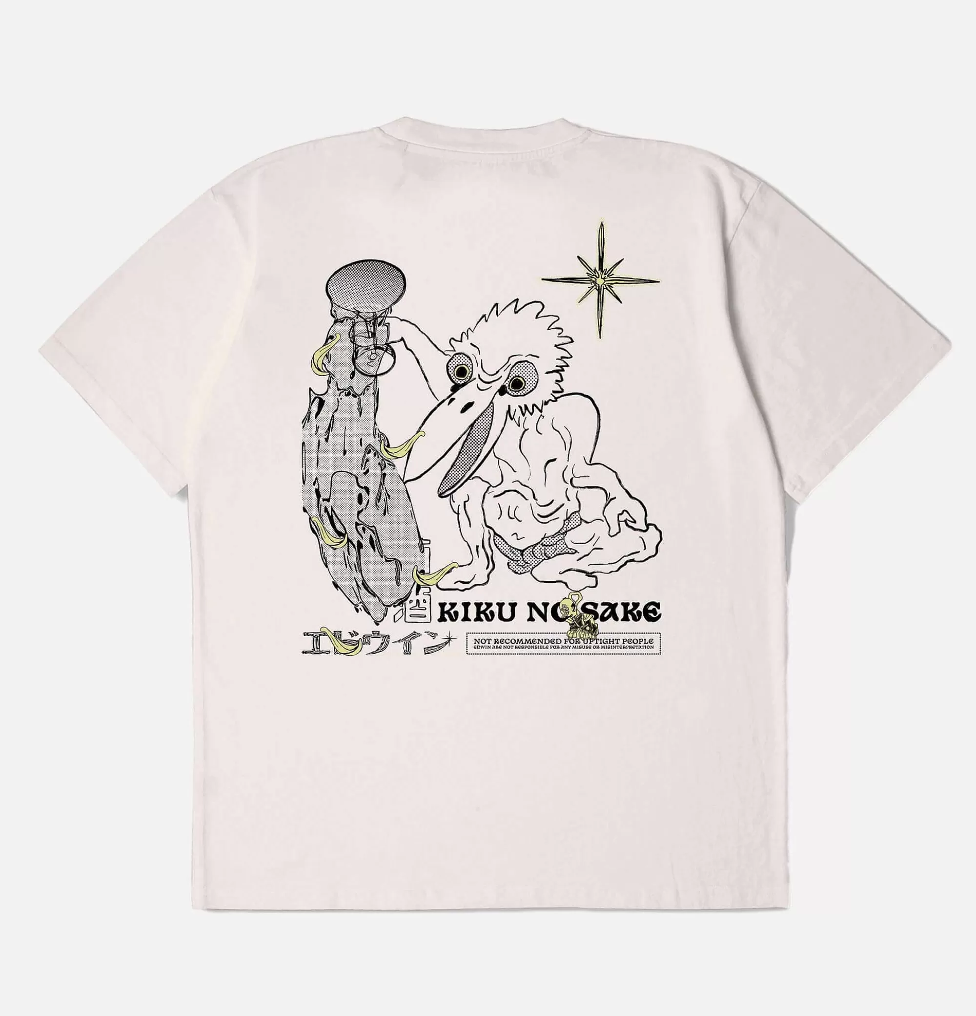 EDWIN Kiku No Sake Tee White^ T-Shirts