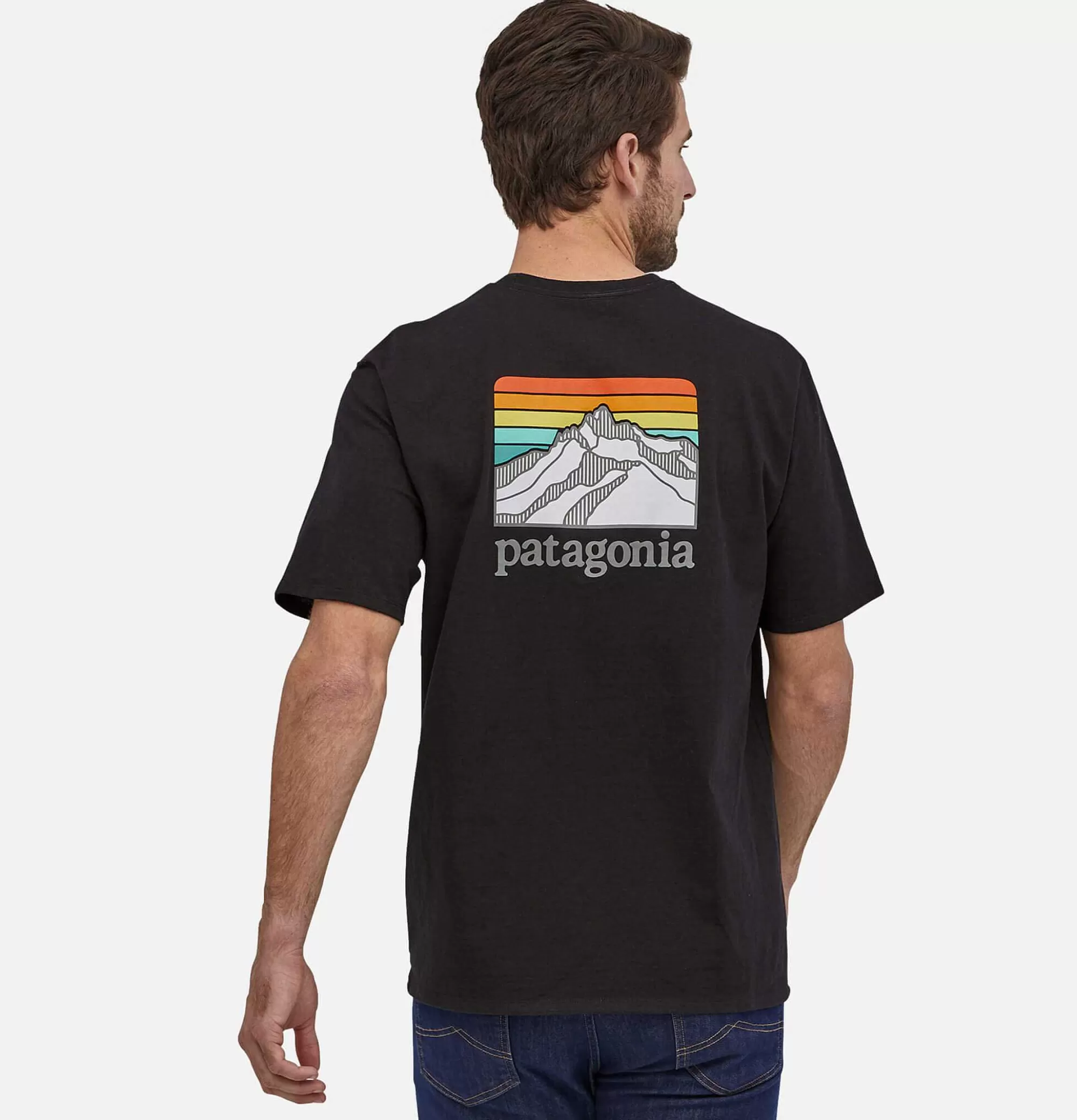 PATAGONIA Line Logo Pocket Tee Black^ T-Shirts