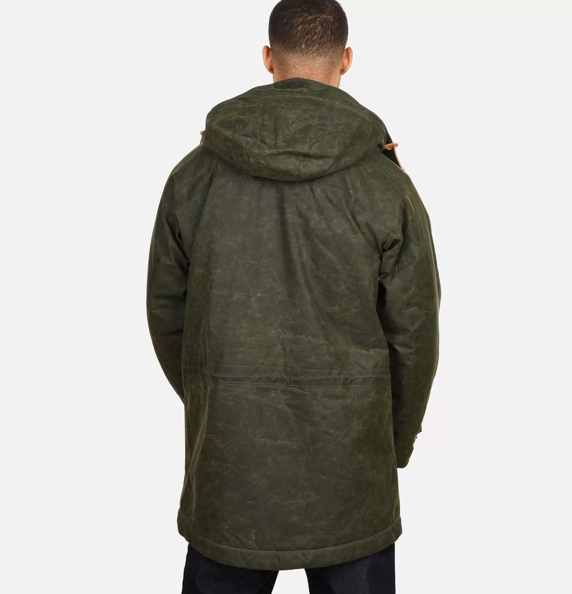 MANIFATTURA CECCARELLI Long Moutain Parka Wax Green^ Blousons & Manteaux