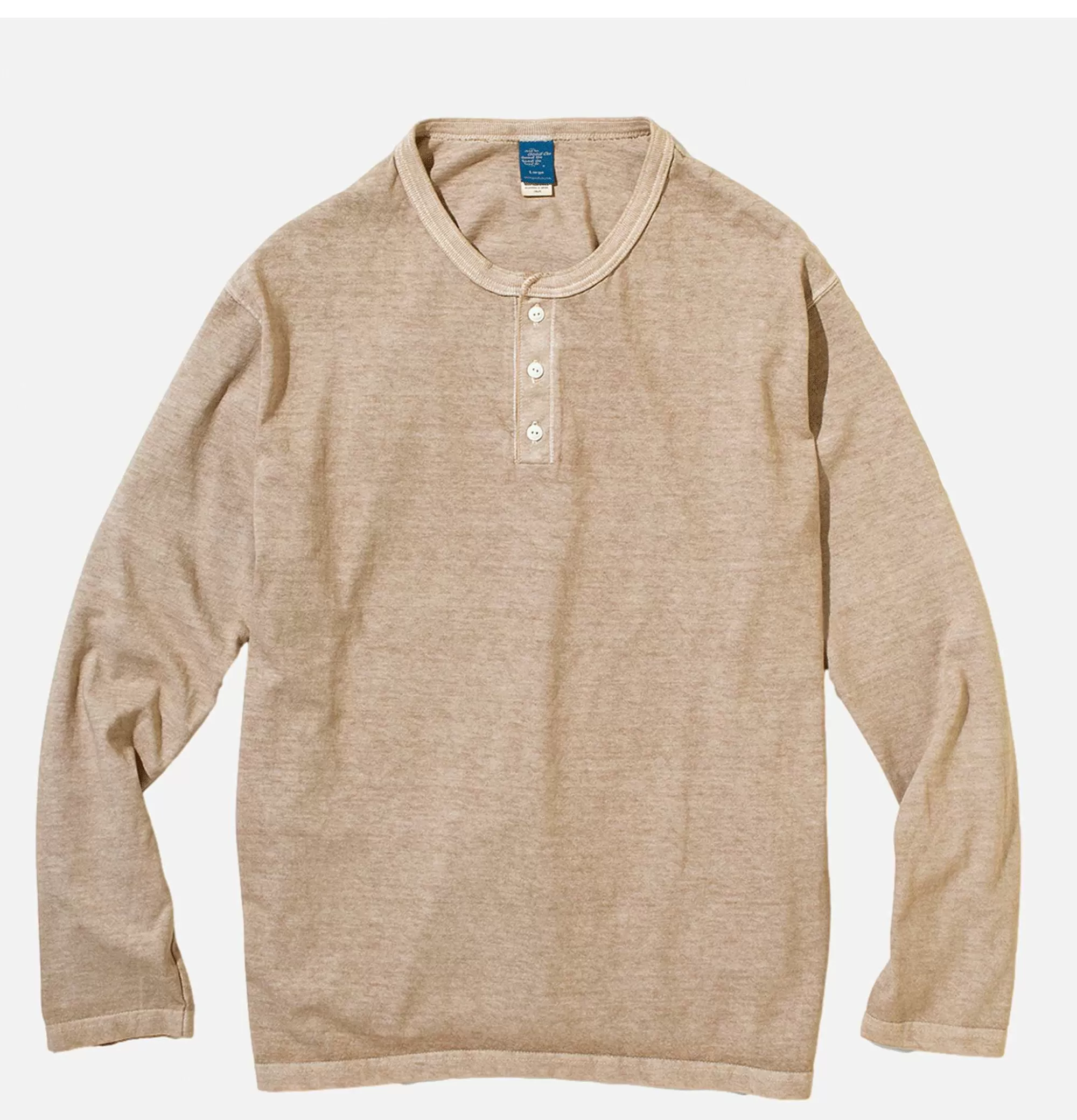 GOOD ON Ls Henley Tee Latte^ T-Shirts