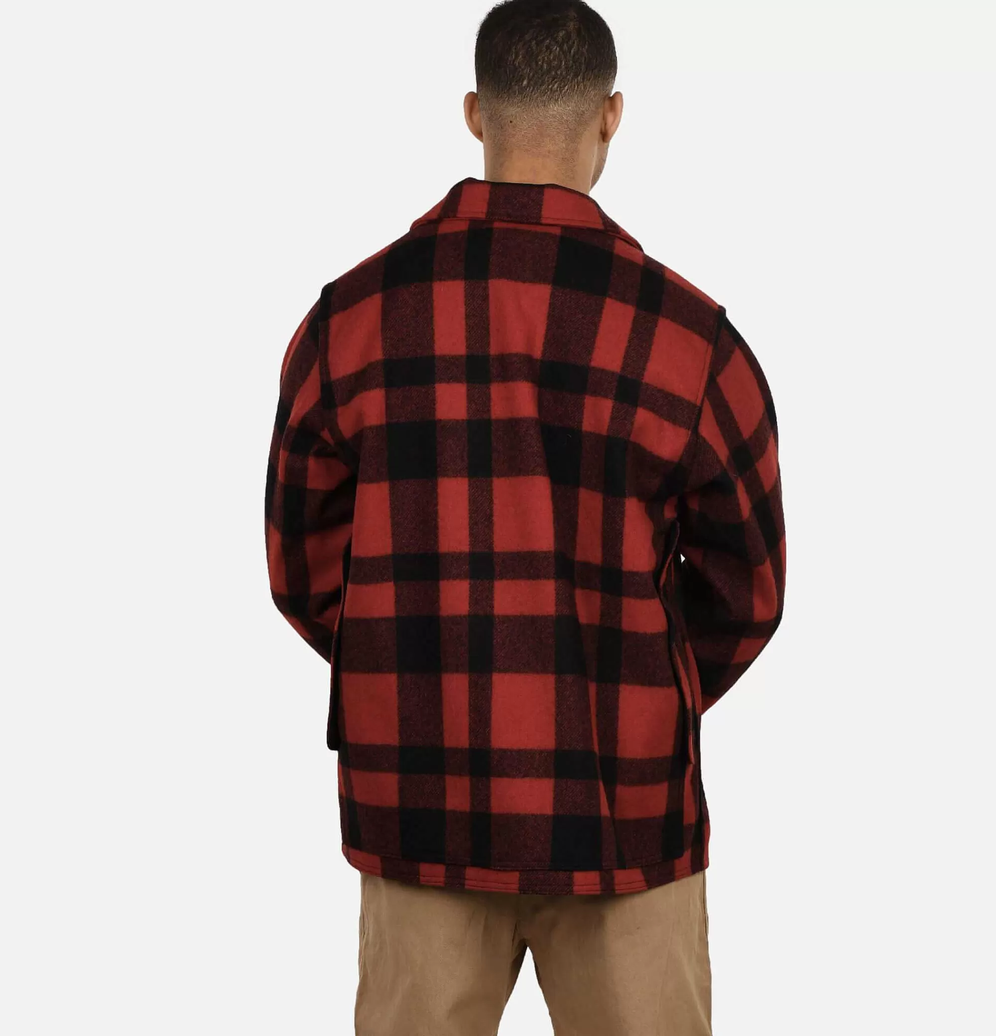 FILSON Mackinaw Cruiser Red Black^ Blousons & Manteaux