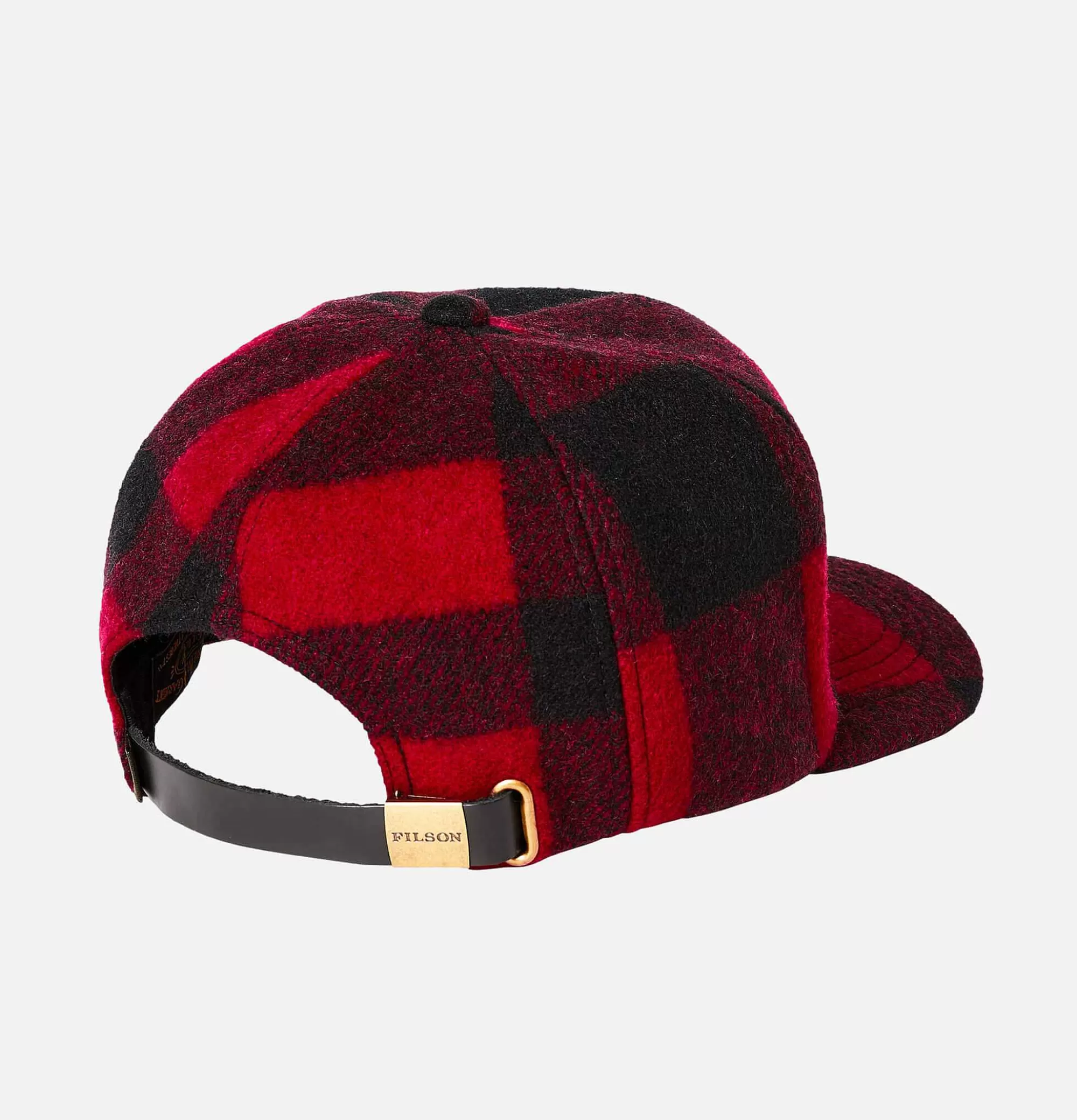 FILSON Mackinaw Forester Cap Red Blac^ Chapeaux & Casquettes