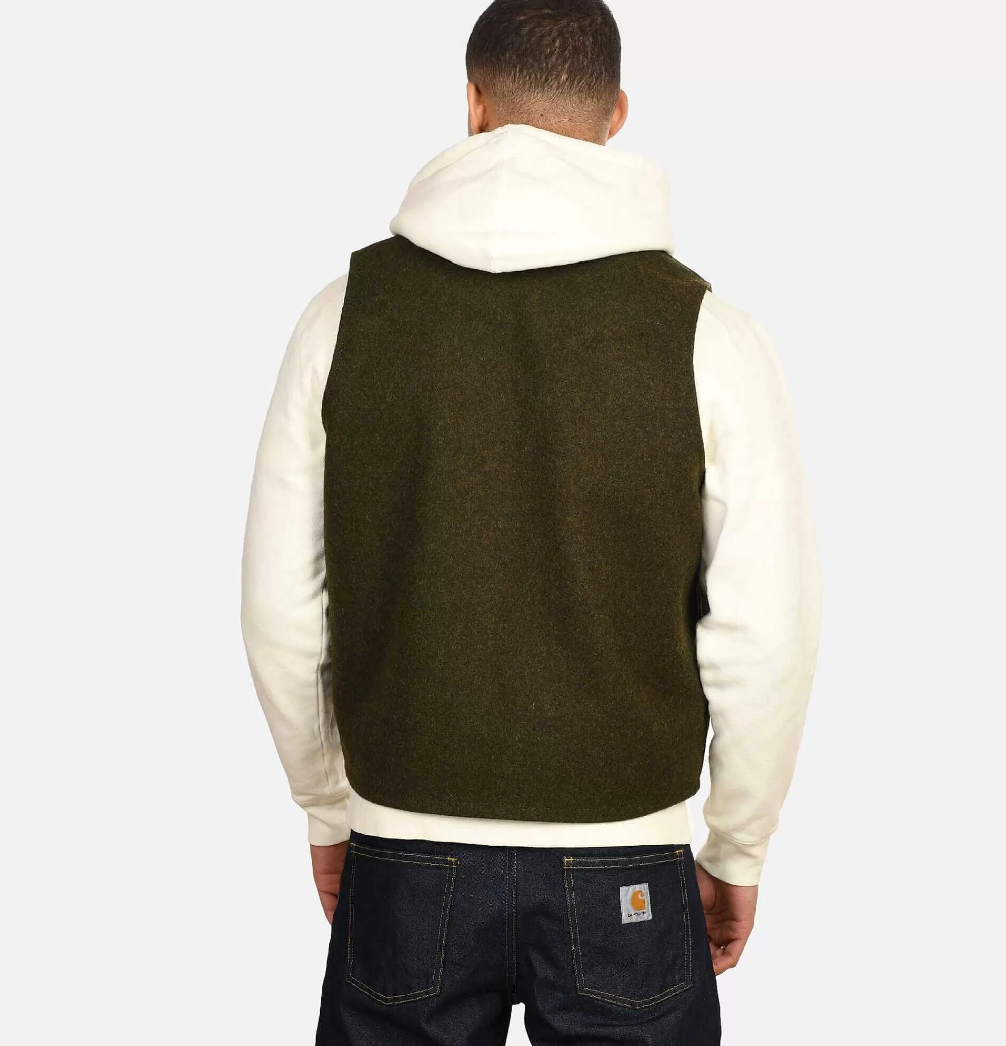 FILSON Mackinaw Wool Vest Forest Green^ Blousons & Manteaux