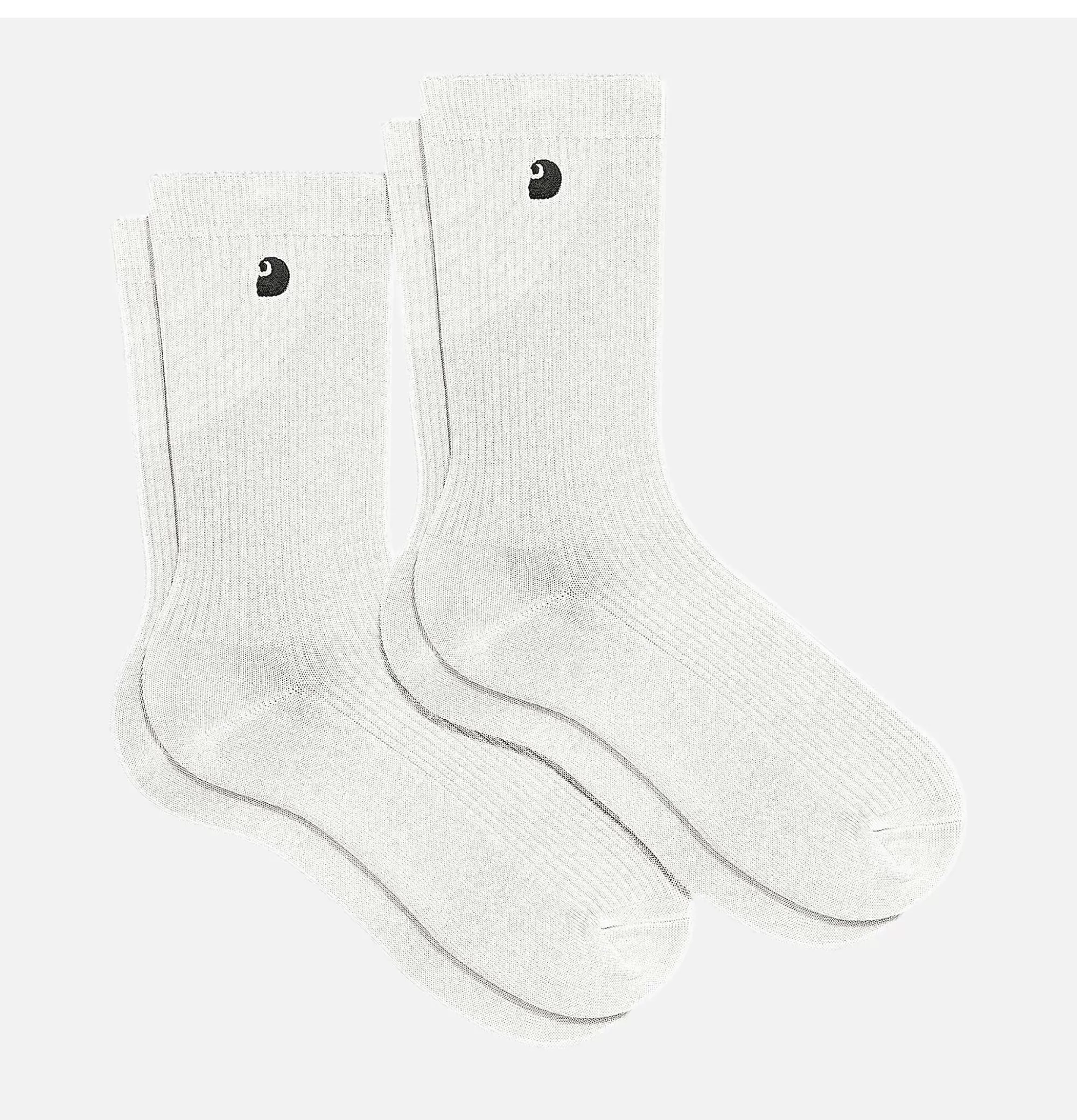 CARHARTT WIP Madison Packs Socks White^Homme Chaussettes