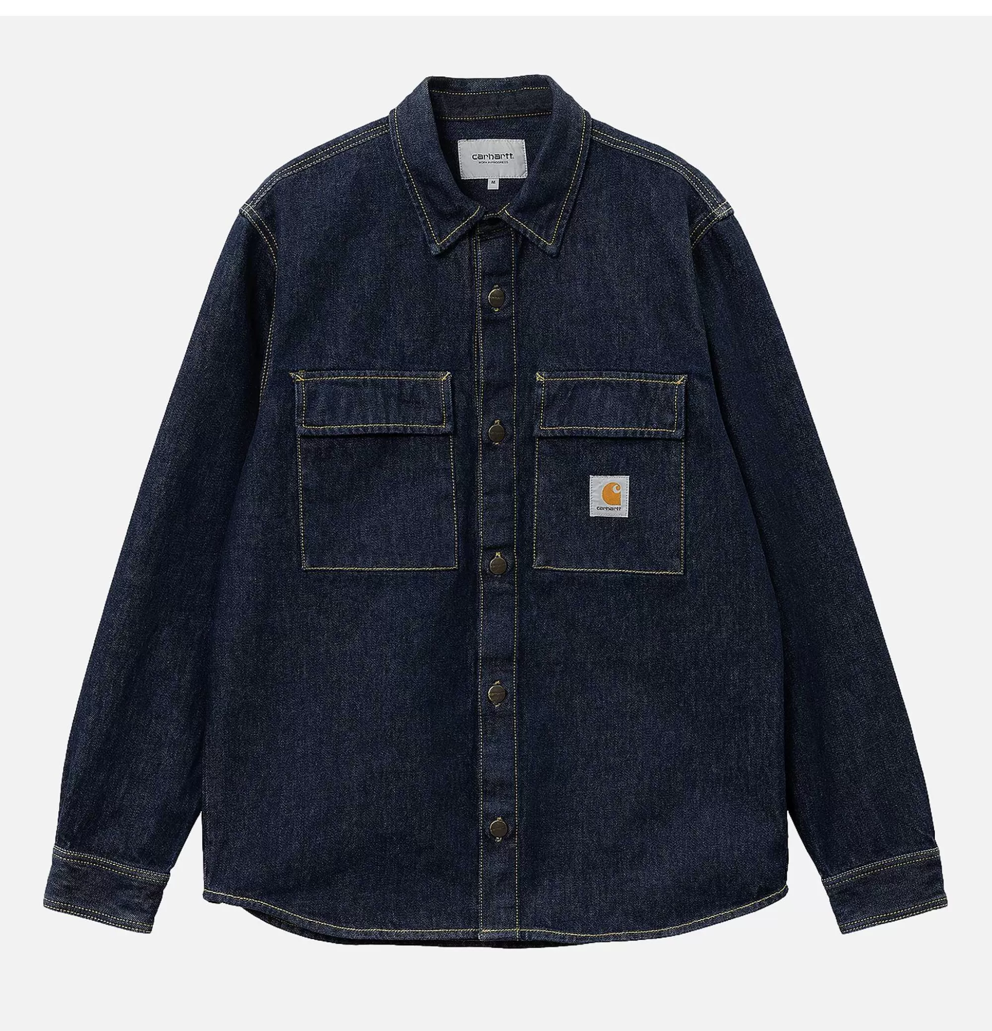 CARHARTT WIP Manny Shirt Blue Rinsed^ Blousons & Manteaux