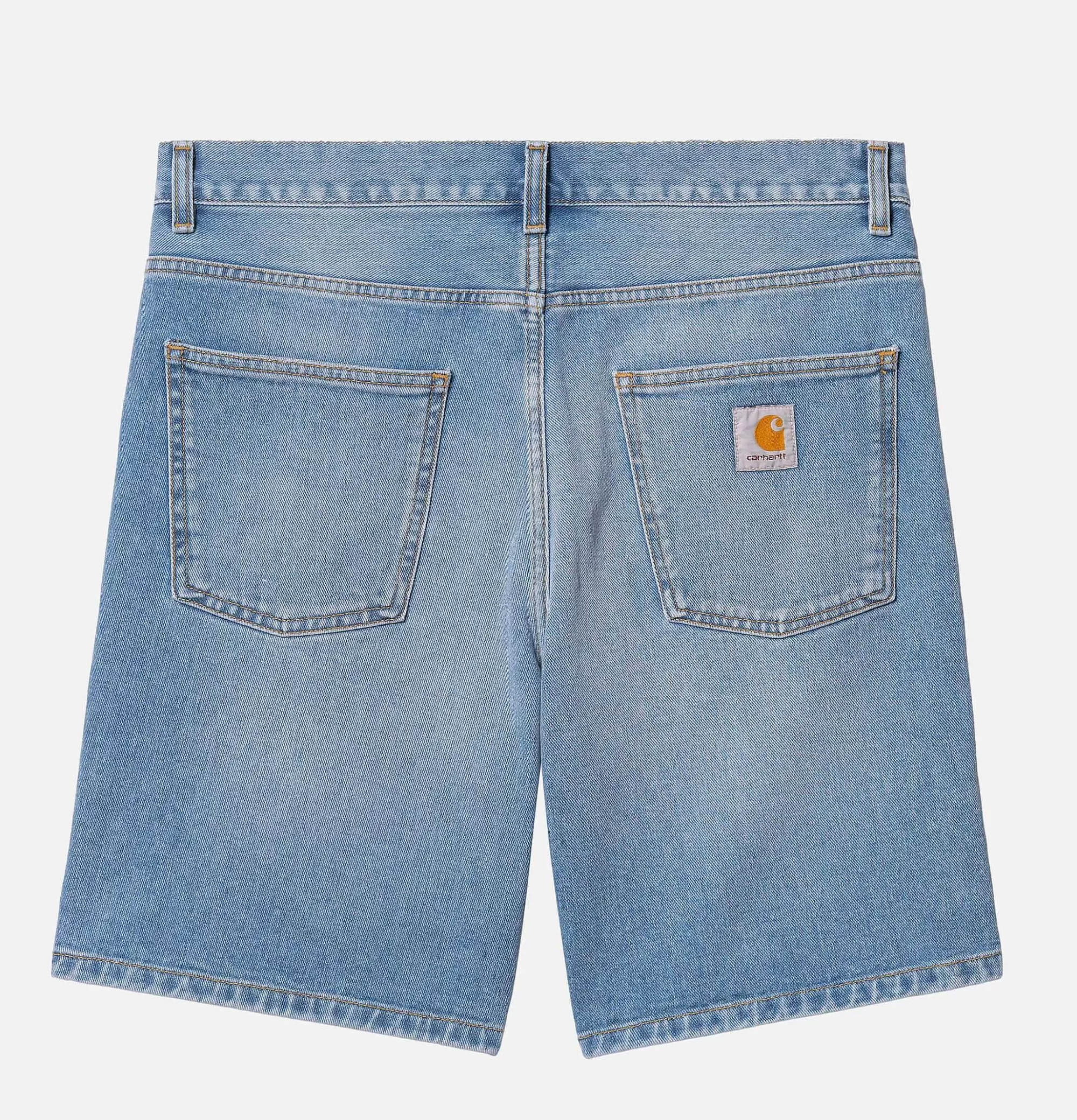 CARHARTT WIP Newel Short Blue Light Used^ Shorts