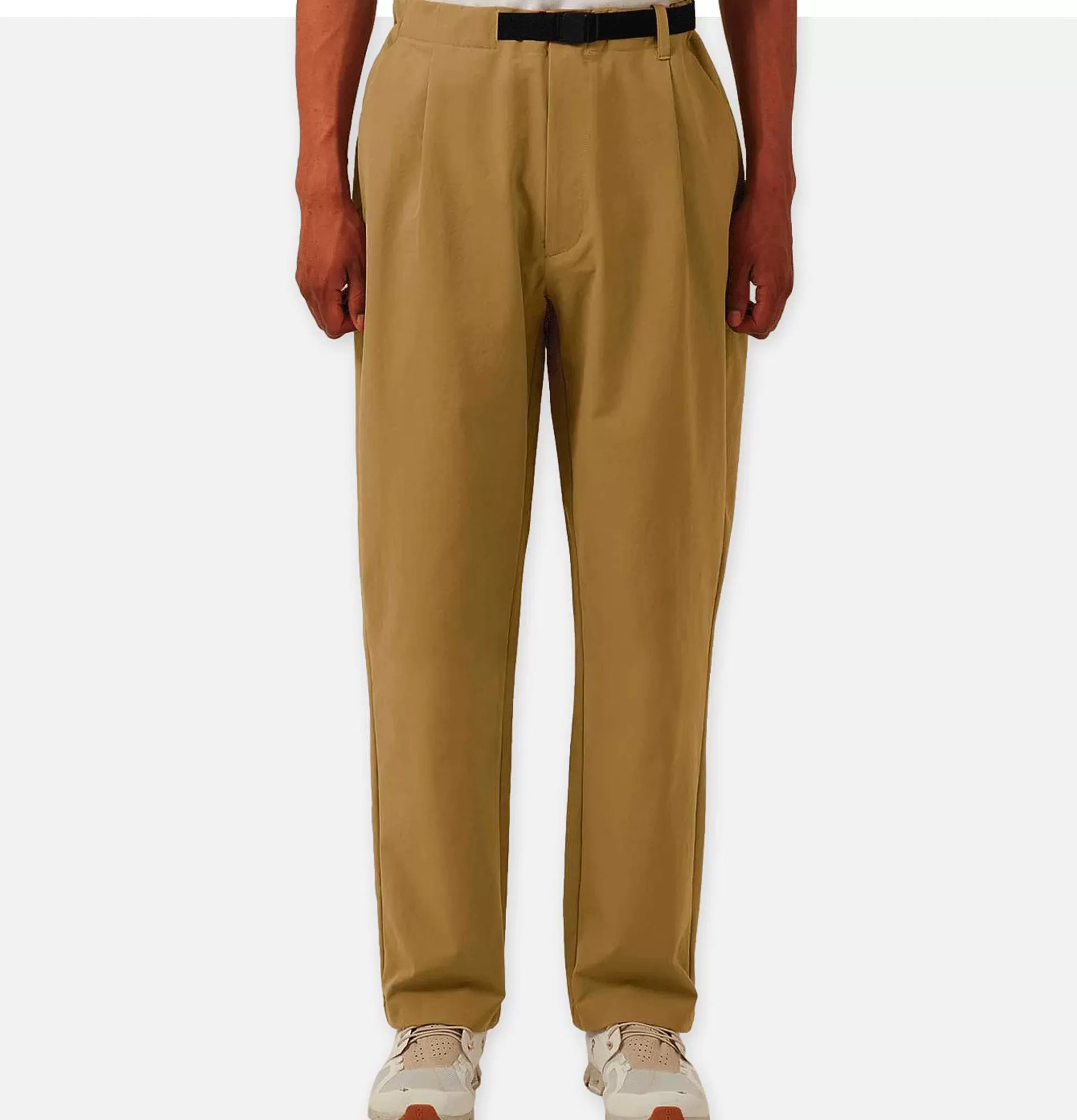 GOLDWIN One Tuck Stretch Pants Beige^ Pantalons